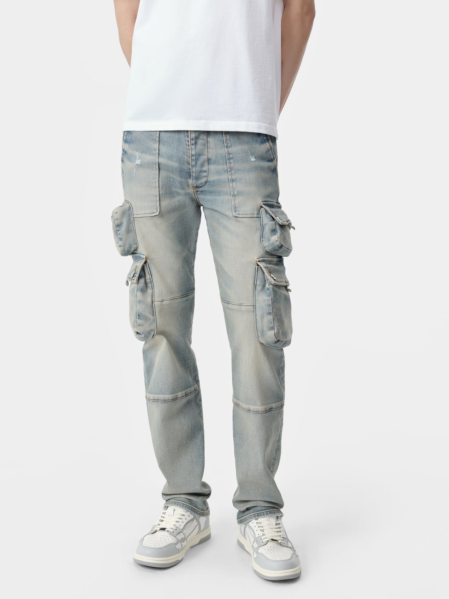 Denim Amiri Tactical Cargo Hombre Azules | NERPDK-495