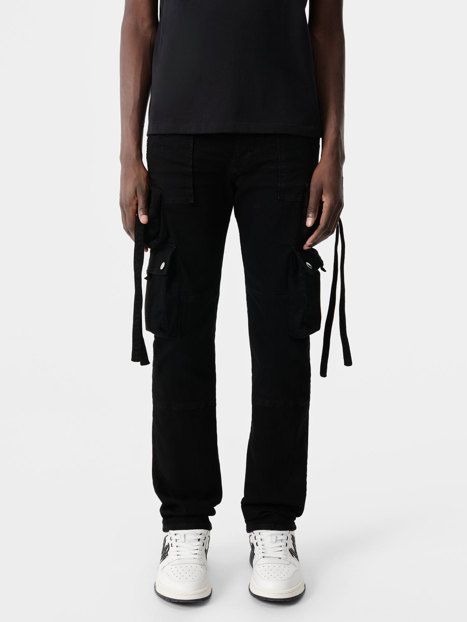 Denim Amiri Tactical Cargo Hombre Negros | MQFCXN-829