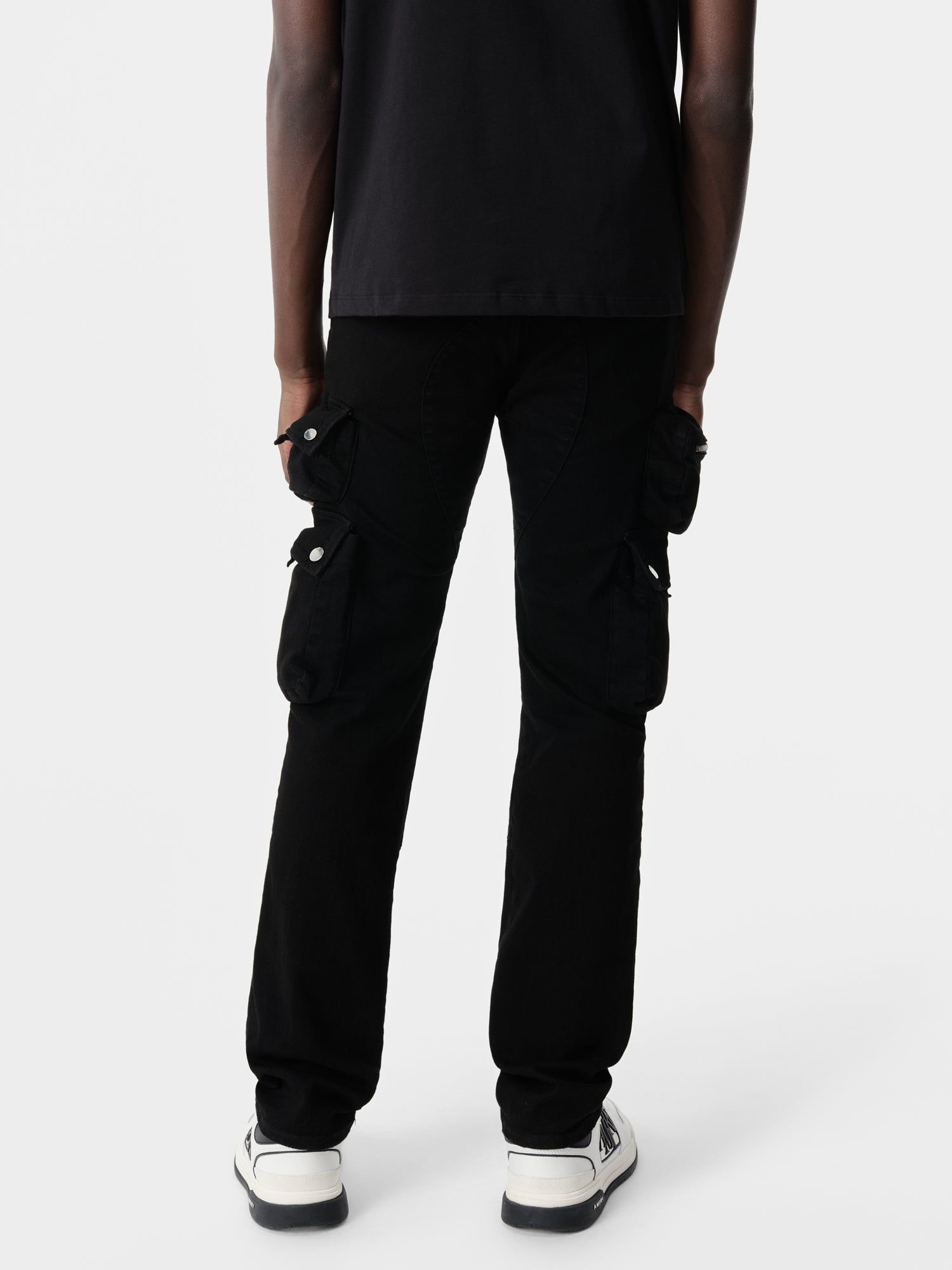Denim Amiri Tactical Cargo Hombre Negros | MQFCXN-829