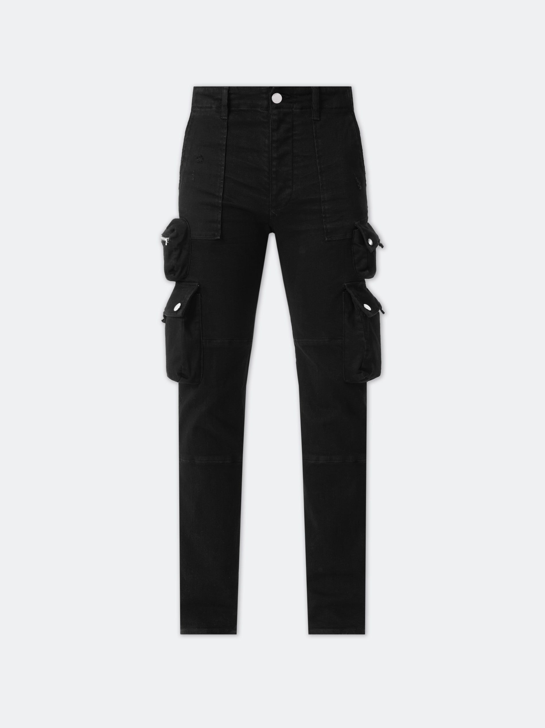 Denim Amiri Tactical Cargo Hombre Negros | MQFCXN-829