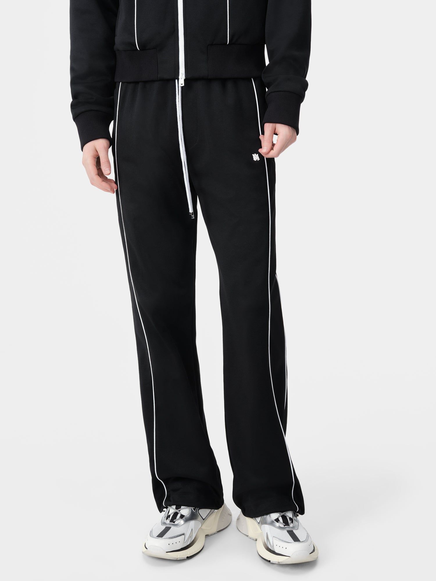 Pantalon Amiri Ma Flare Track Pant Hombre Negros | XLBZJR-498