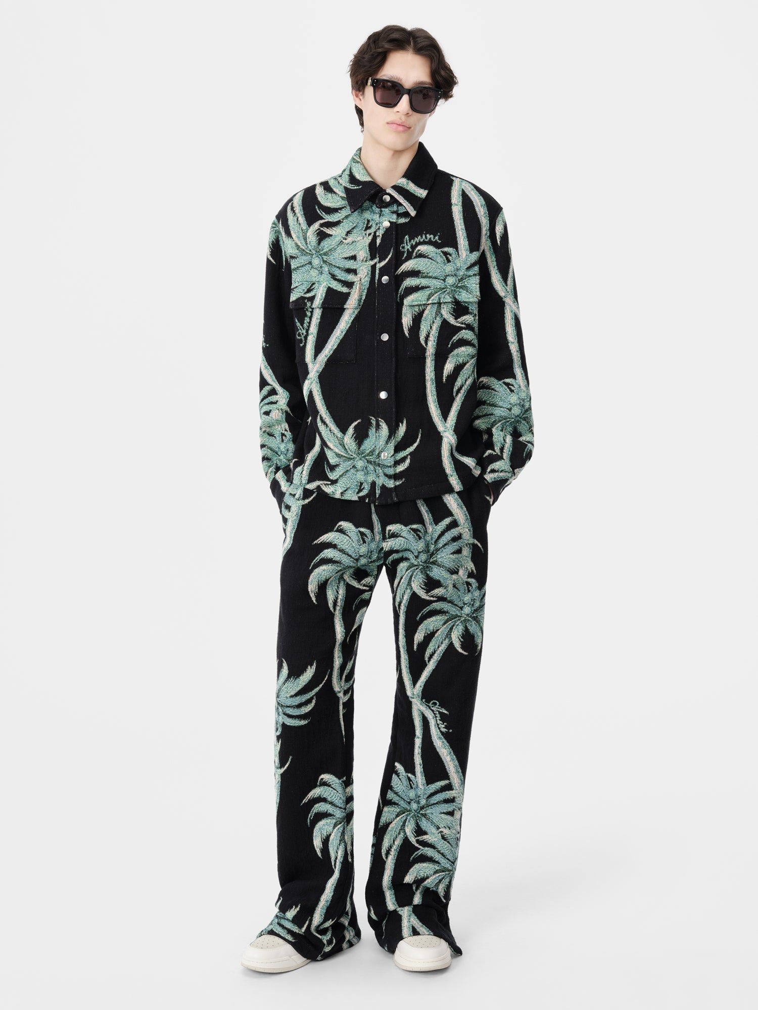 Pantalon Amiri Twisted Palms Tapestry Pant Hombre Negros | ACSIGZ-947