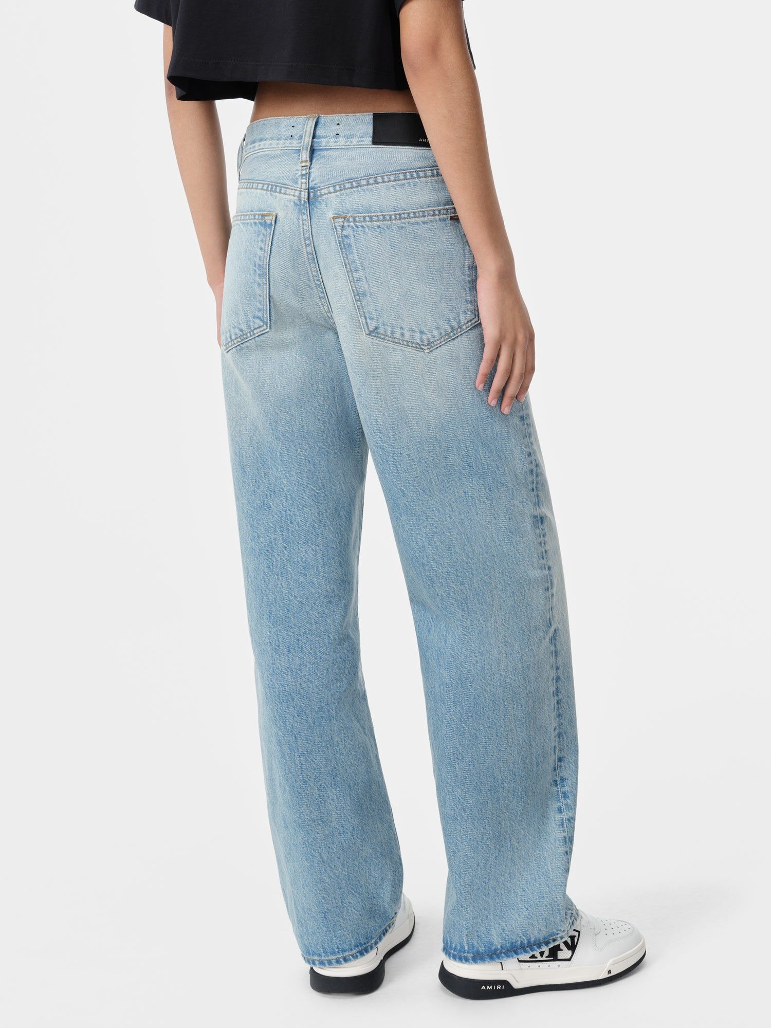 Pantalon Amiri Wide Straight Jean Mujer Azules | EGYDJF-648
