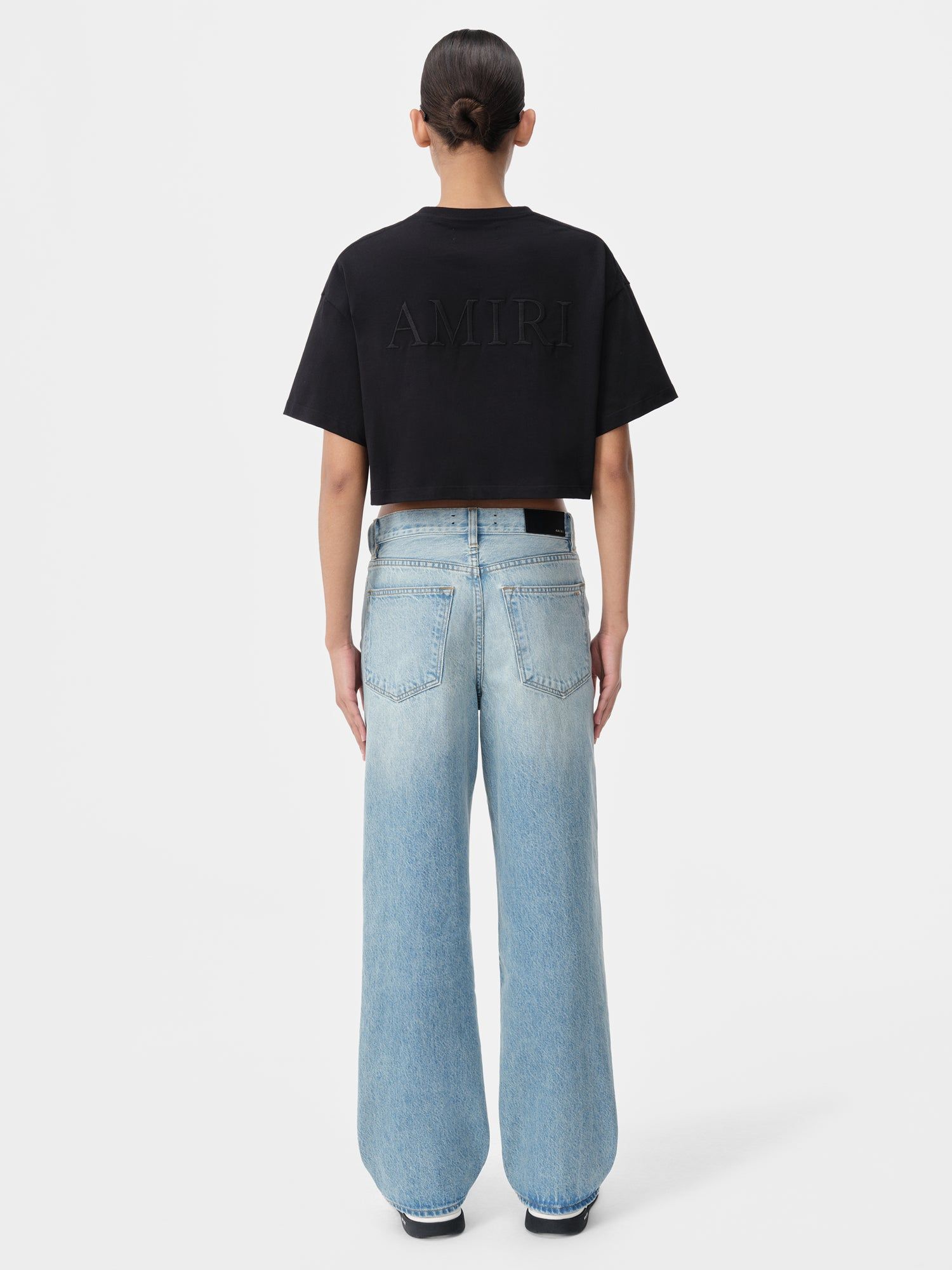 Pantalon Amiri Wide Straight Jean Mujer Azules | EGYDJF-648
