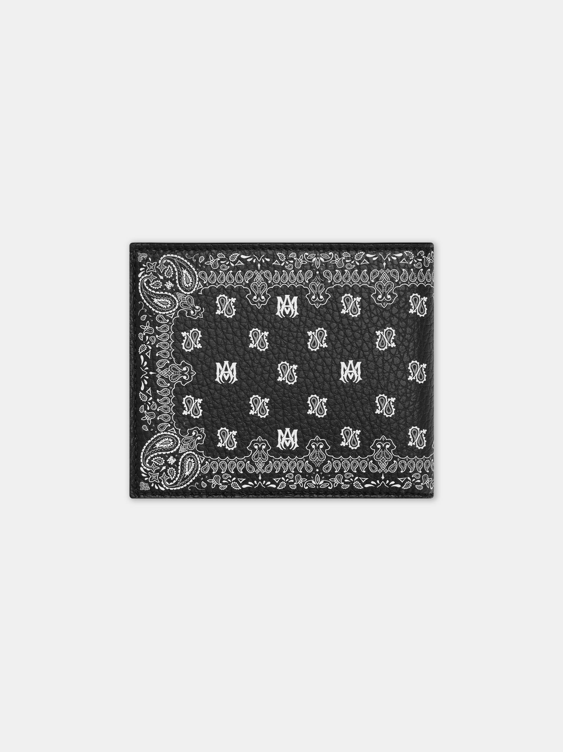 Pequeña Marroquinería Amiri Bandana Bi-fold Hombre Negros | SKYXBM-285
