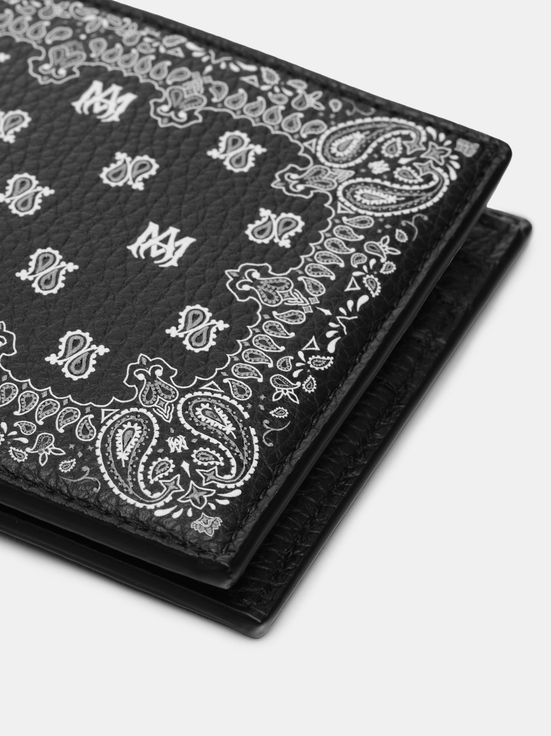 Pequeña Marroquinería Amiri Bandana Bi-fold Hombre Negros | SKYXBM-285