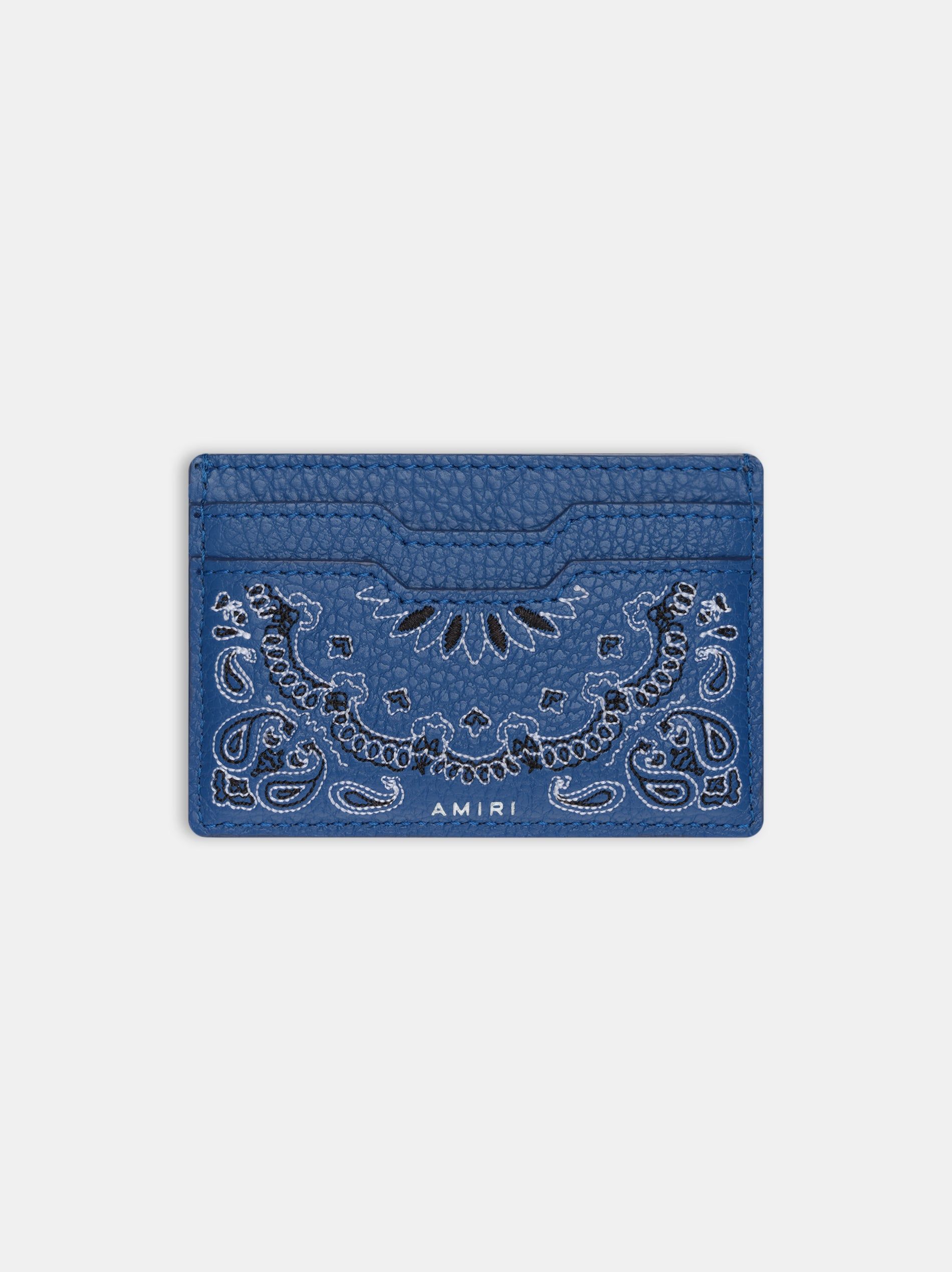 Pequeña Marroquinería Amiri Bandana Card Holder Hombre Azules | WGNPRY-931