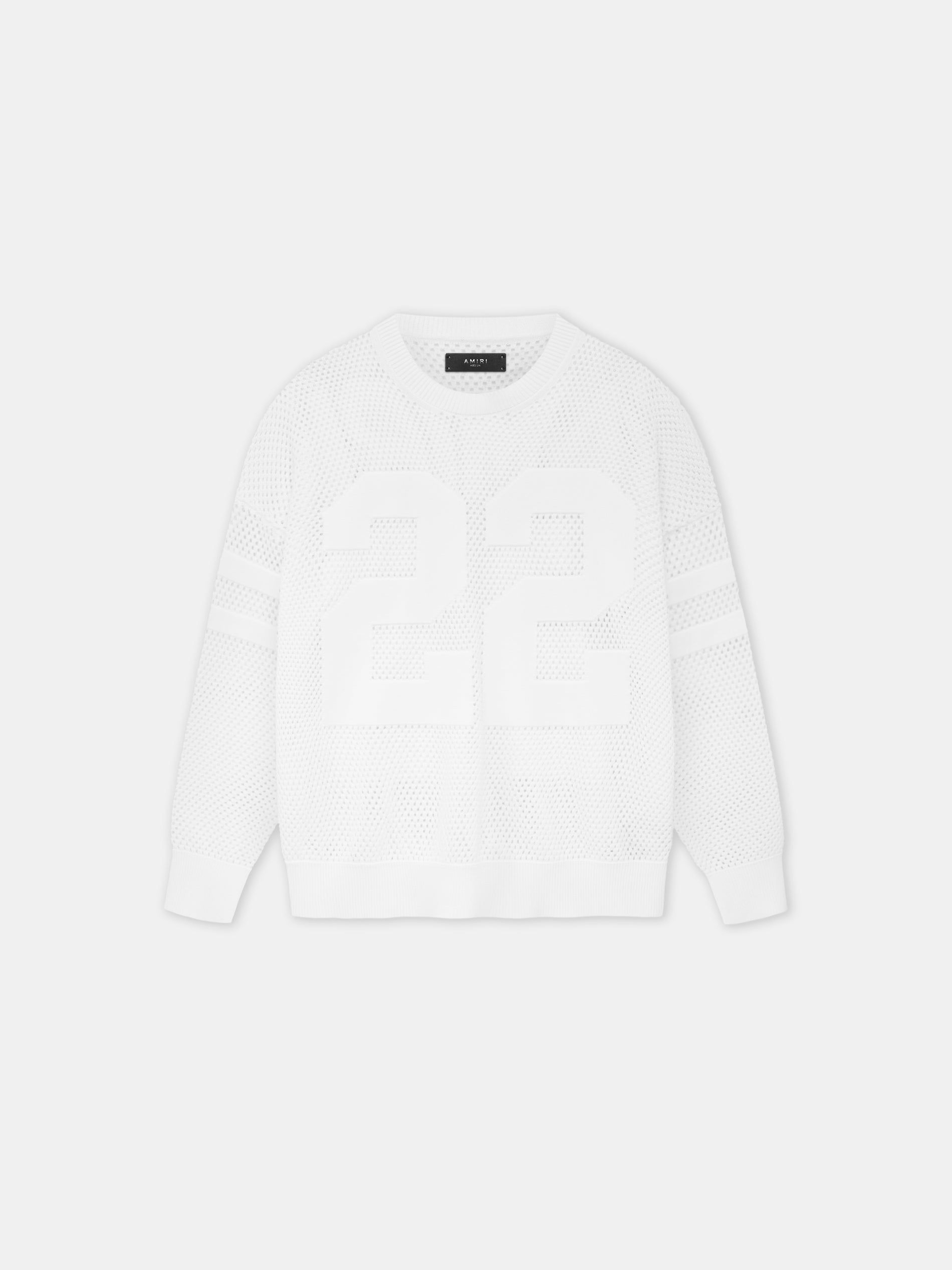 Prendas De Punto Amiri 22 Crew Hombre Blancos | EWLOYV-247