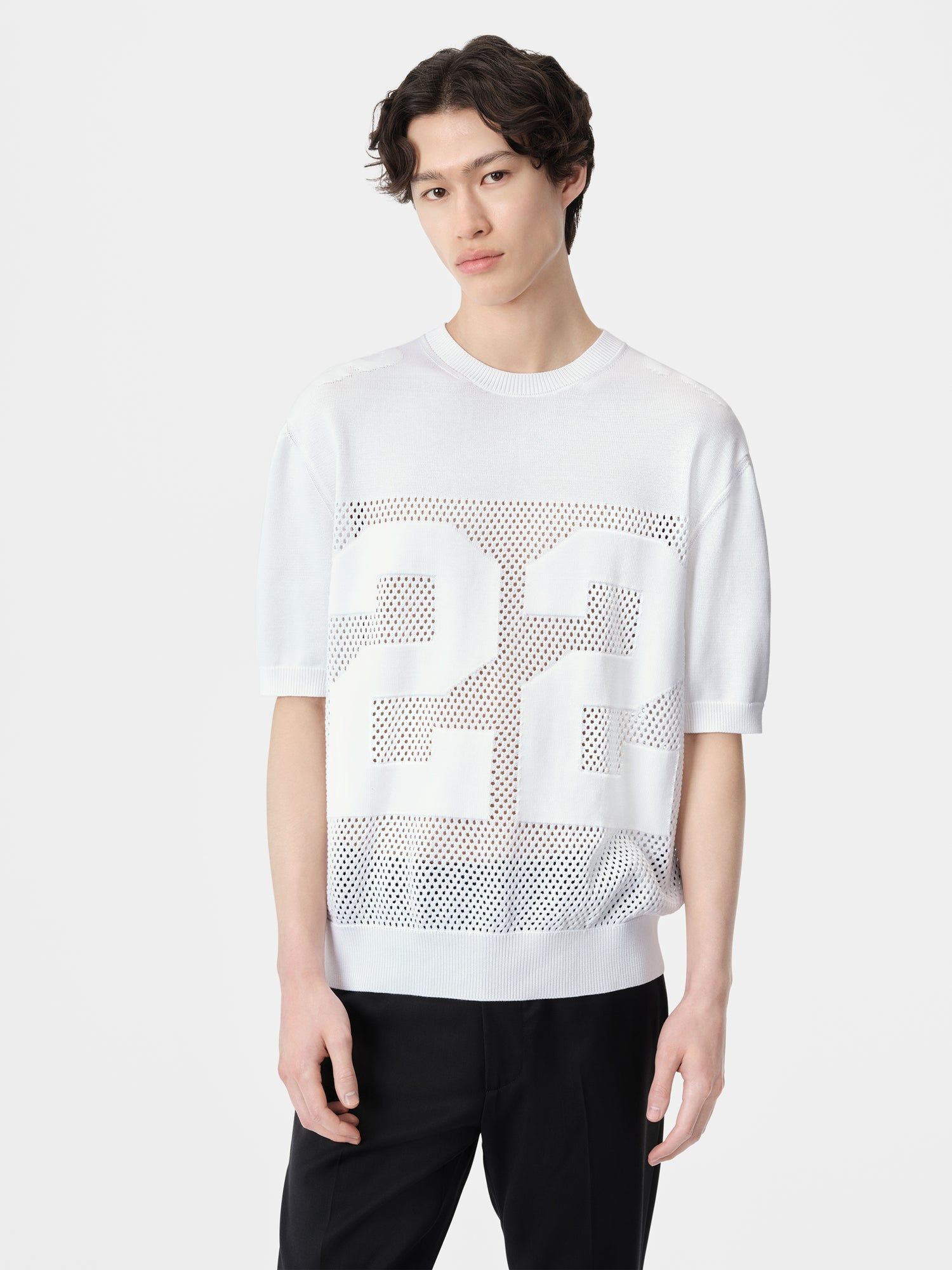 Prendas De Punto Amiri 22 Tee Hombre Blancos | VOZQAX-347
