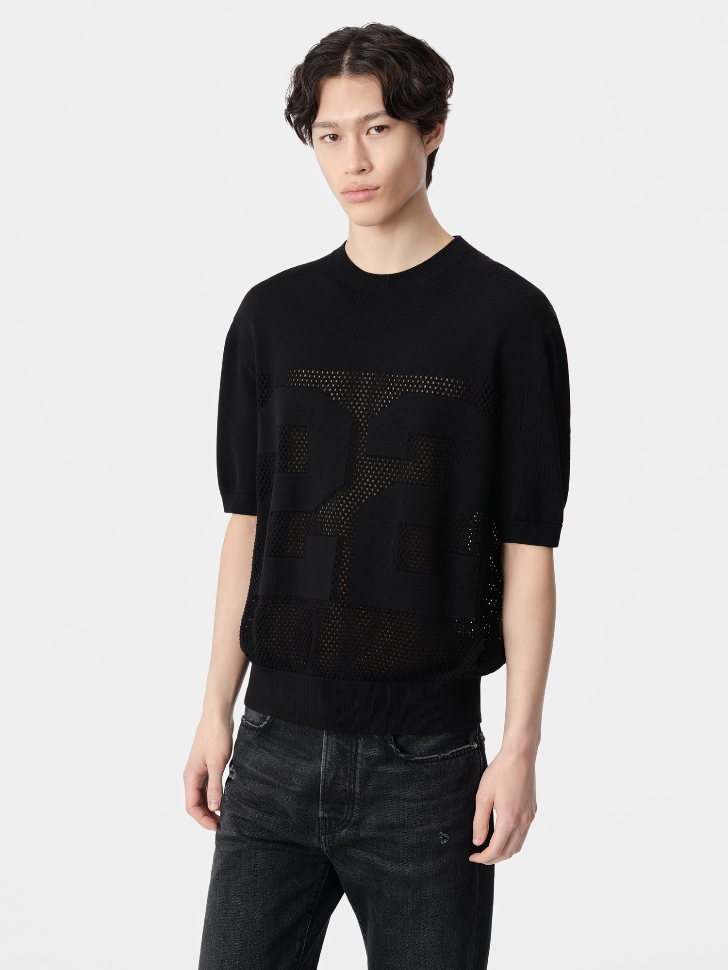 Prendas De Punto Amiri 22 Tee Hombre Negros | MUVKNG-061