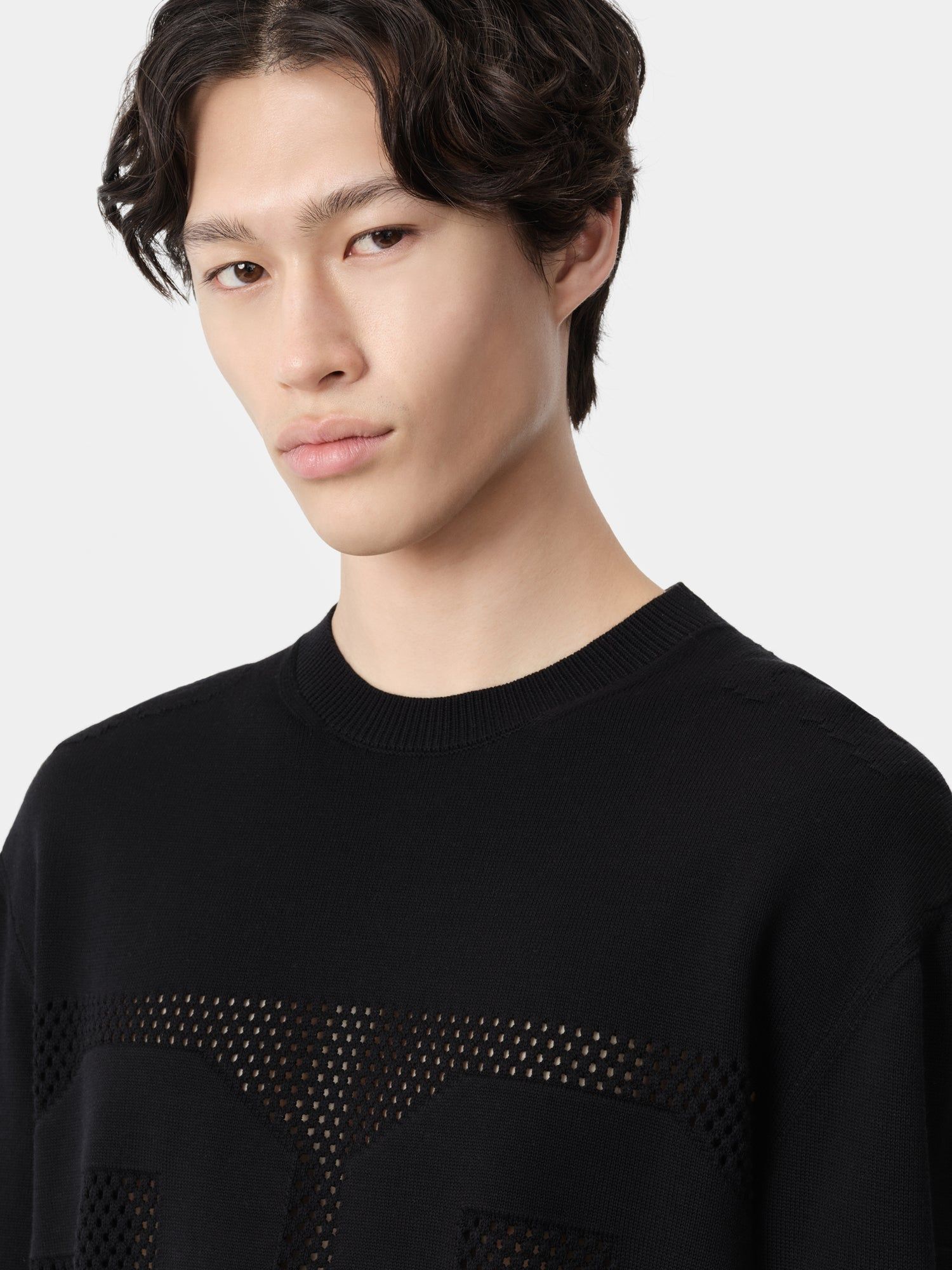 Prendas De Punto Amiri 22 Tee Hombre Negros | MUVKNG-061