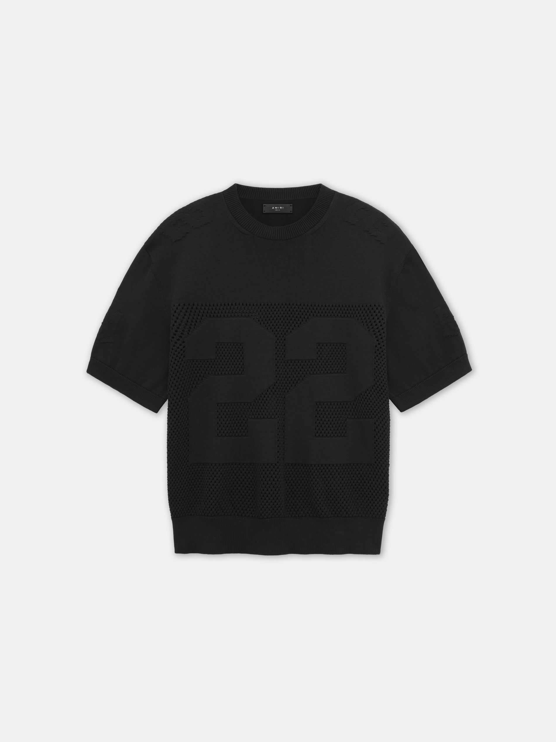 Prendas De Punto Amiri 22 Tee Hombre Negros | MUVKNG-061