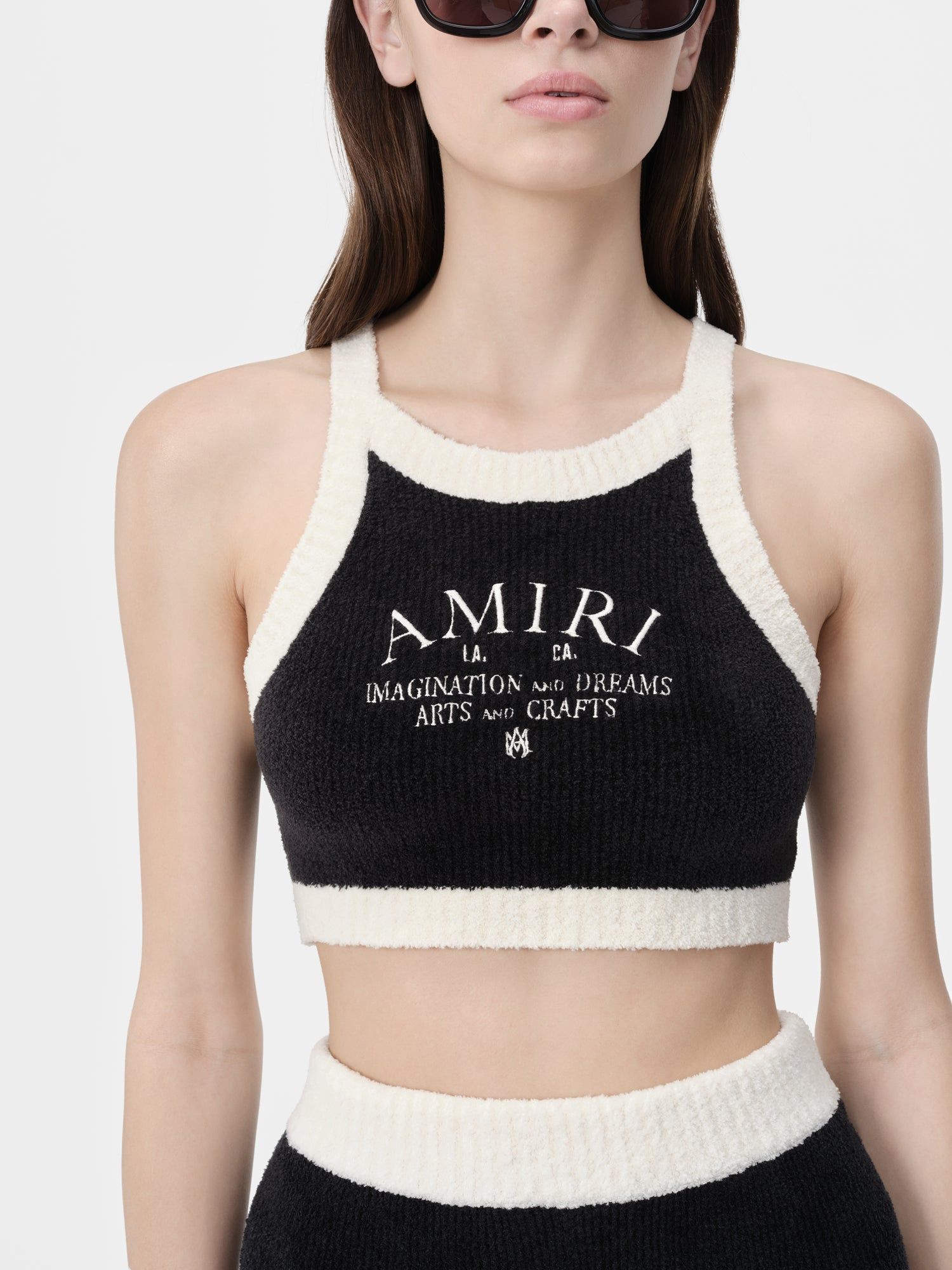 Prendas De Punto Amiri Arts District Tank Mujer Negros | RWTUEG-650