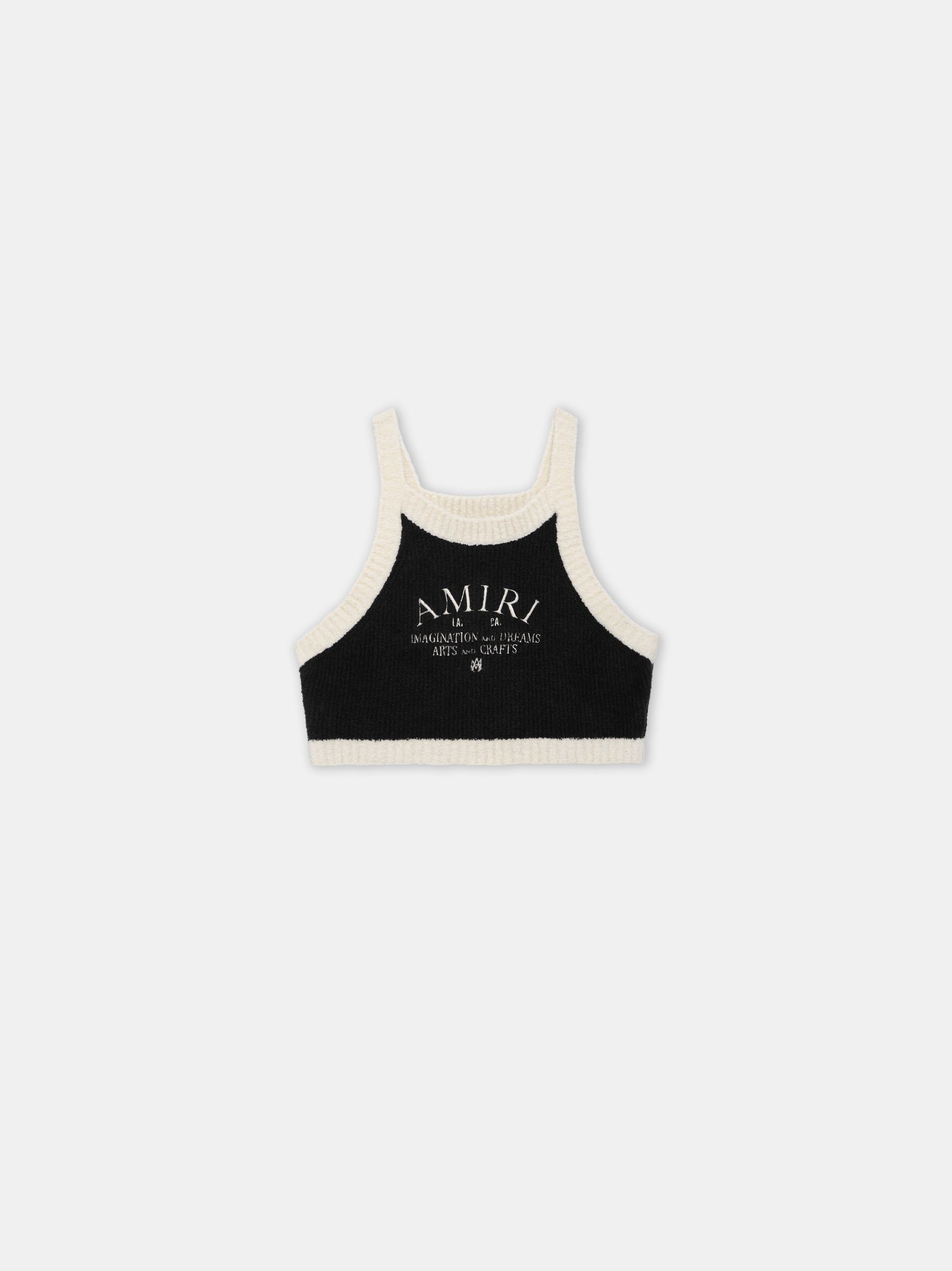 Prendas De Punto Amiri Arts District Tank Mujer Negros | RWTUEG-650