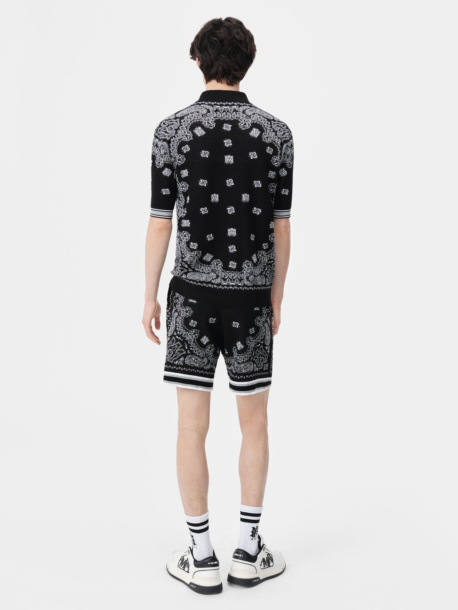 Prendas De Punto Amiri Bandana Short Hombre Negros | AHQFZS-071