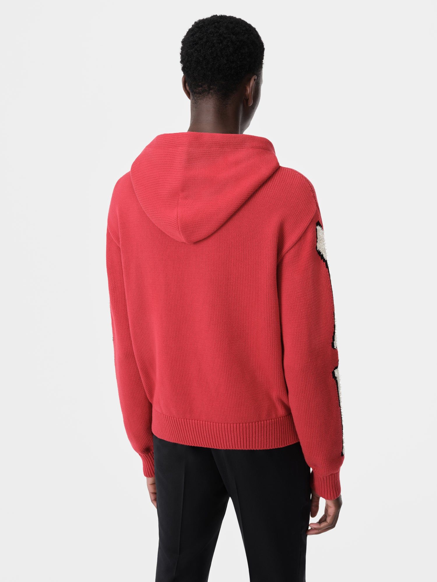 Prendas De Punto Amiri Bones Hoodie Hombre Rojos | UZQAXY-432