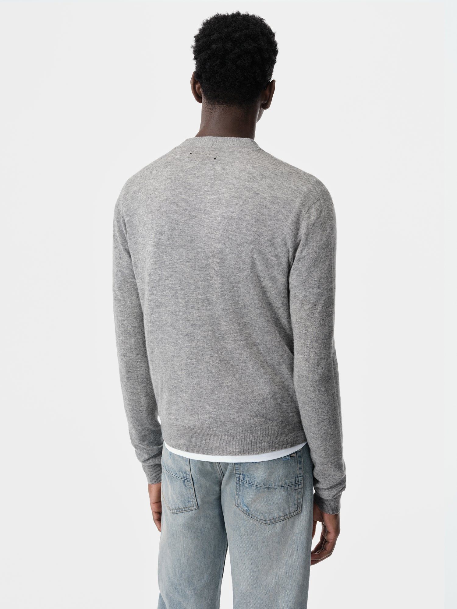 Prendas De Punto Amiri Ma Cardigan Hombre Grises | ALPTHI-875