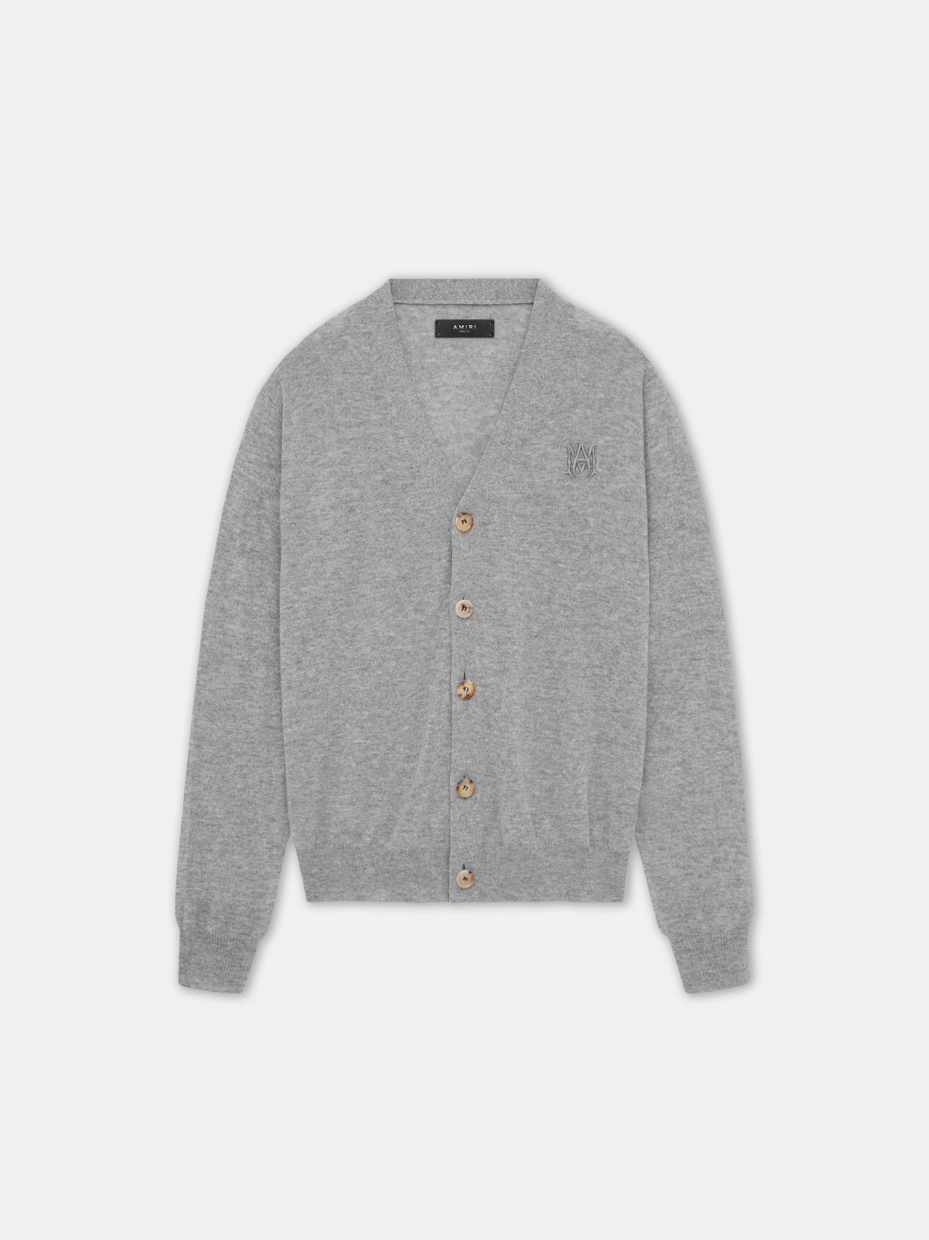 Prendas De Punto Amiri Ma Cardigan Hombre Grises | ALPTHI-875