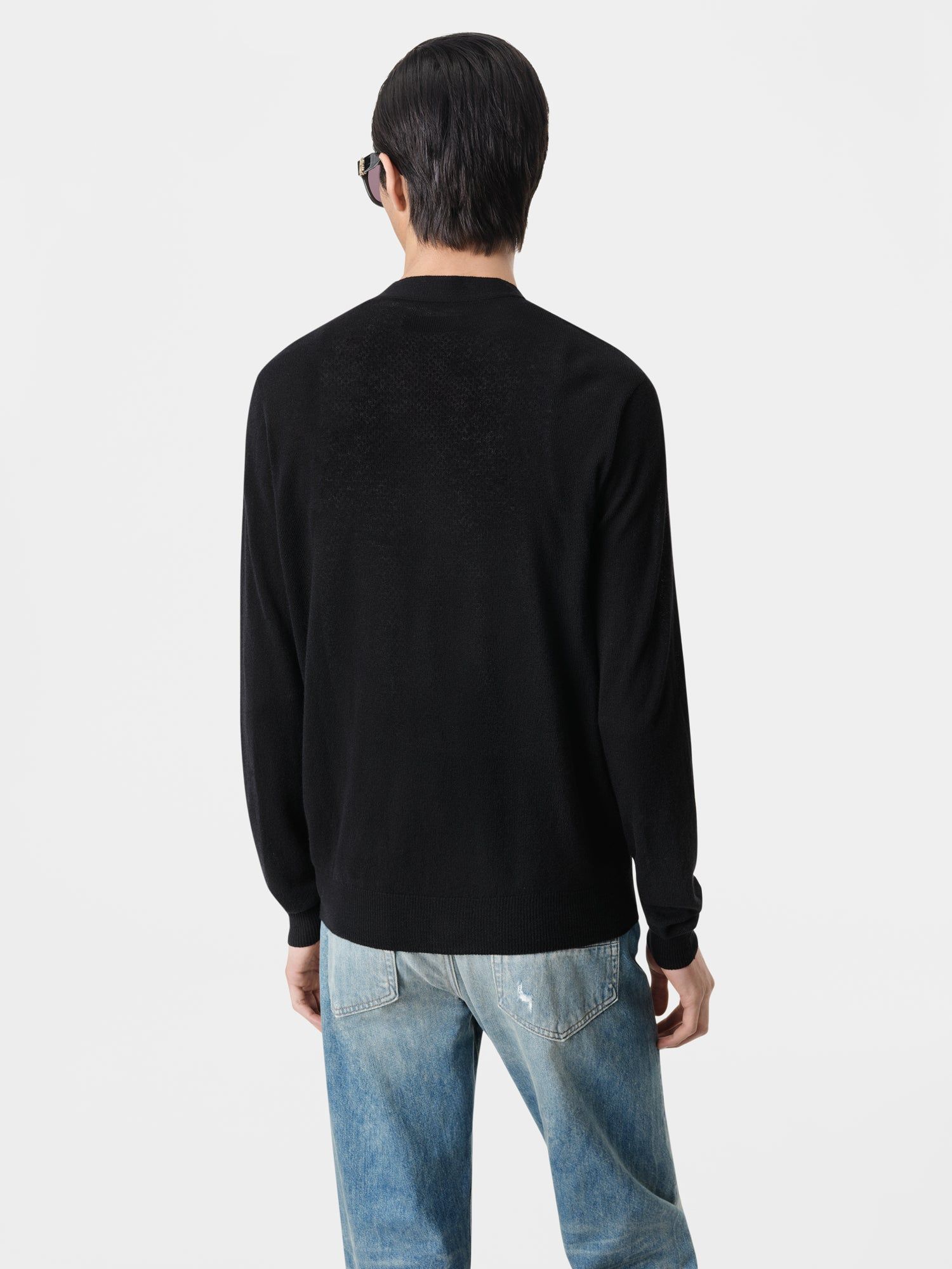 Prendas De Punto Amiri Ma Cardigan Hombre Negros | UXGESB-625