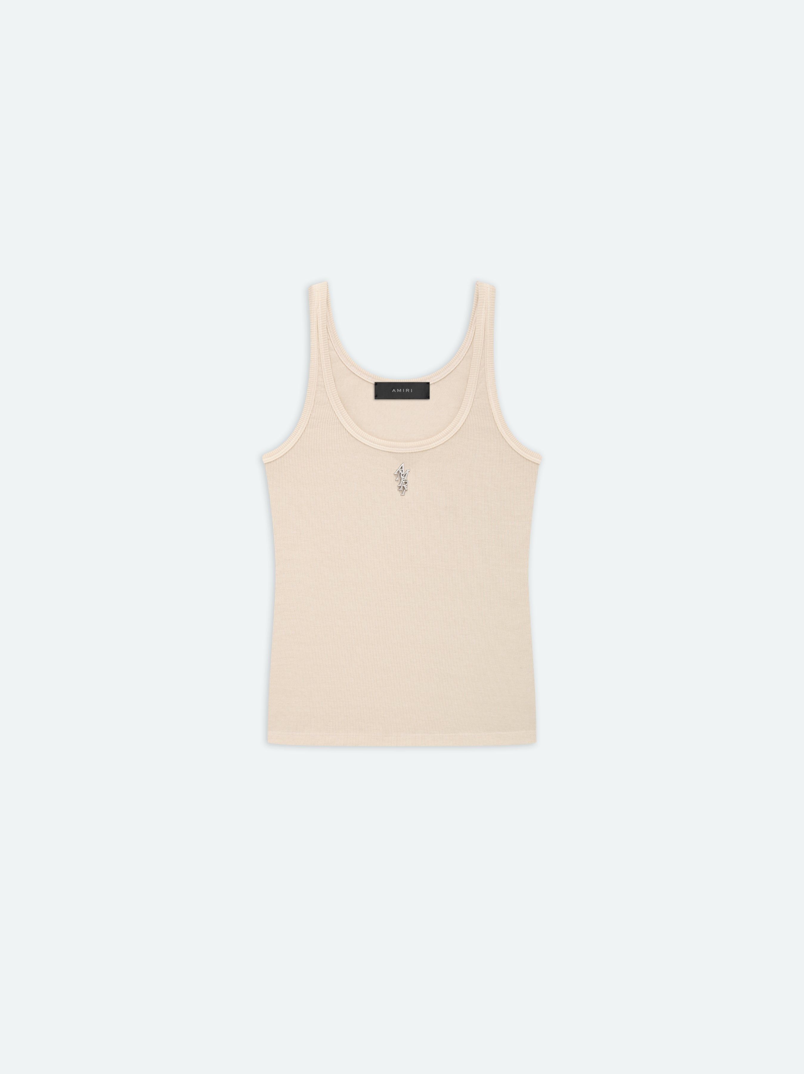 Prendas De Punto Amiri Rib Tank Mujer Marrom | RKMLIG-215