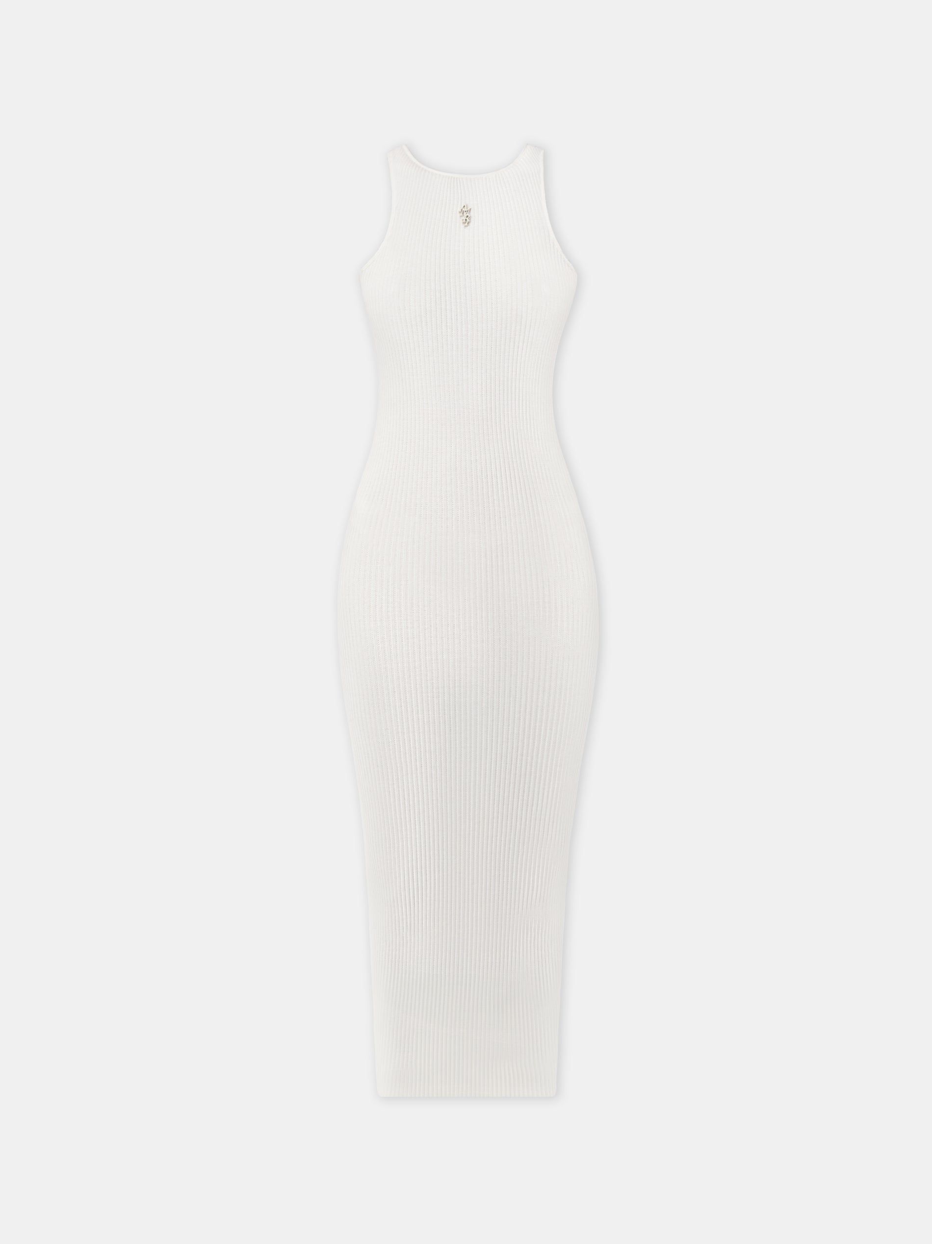 Prendas De Punto Amiri Stacked Maxi Dress Mujer Alabaster | OXLRUF-705