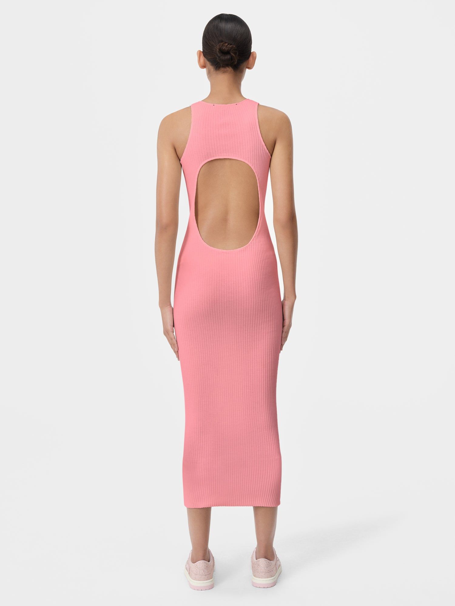 Prendas De Punto Amiri Stacked Maxi Dress Mujer Rosas | OHFUTN-307