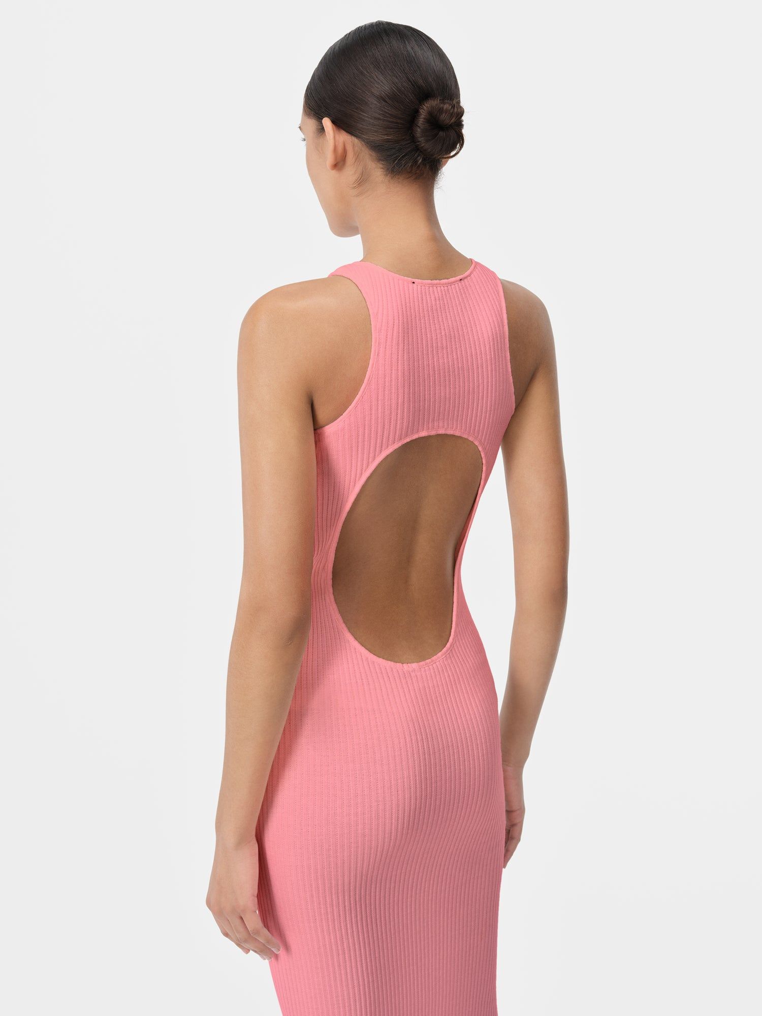 Prendas De Punto Amiri Stacked Maxi Dress Mujer Rosas | OHFUTN-307