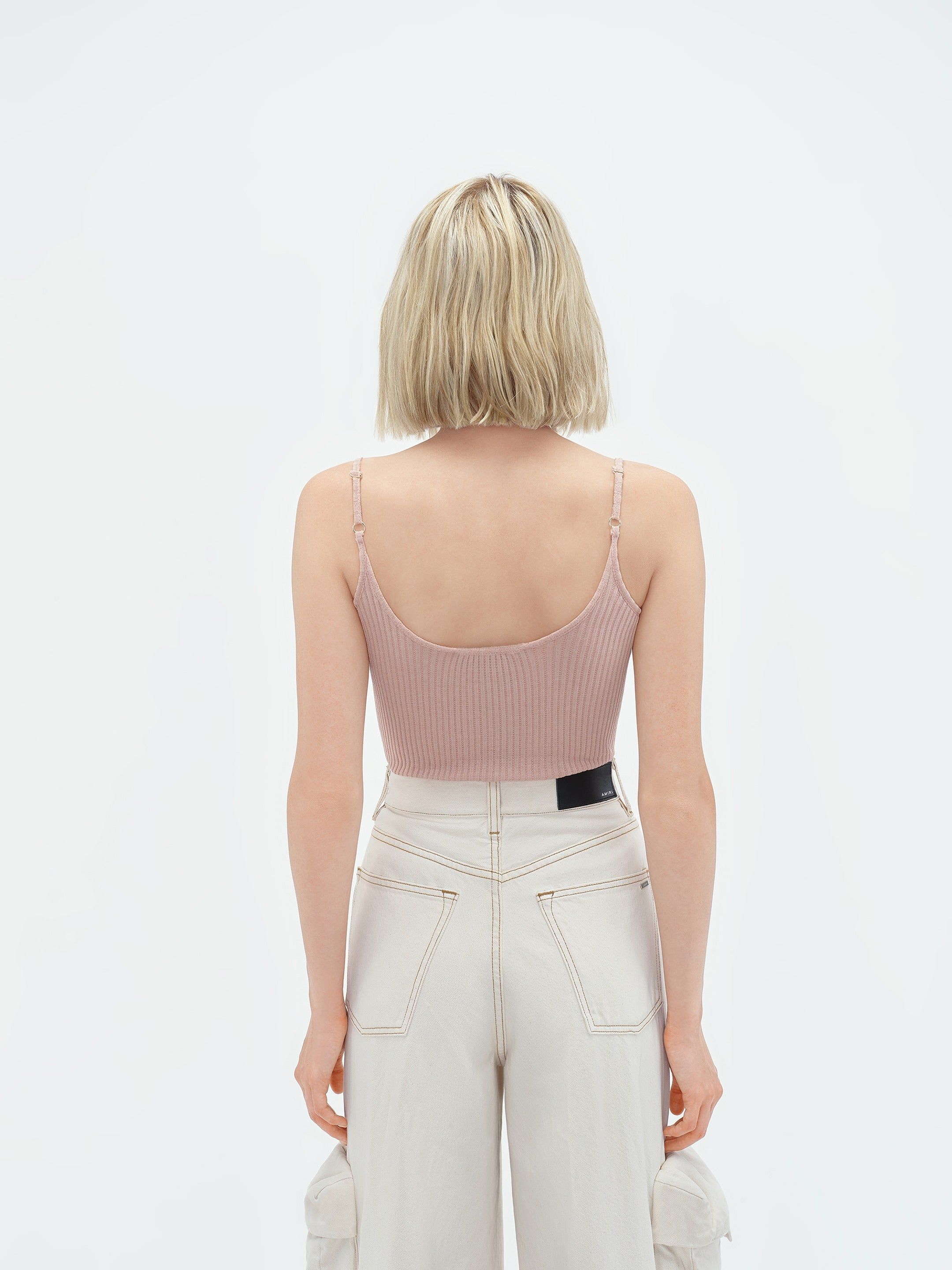 Prendas De Punto Amiri Vertical Tank Top Mujer Cork | MOJQFA-524