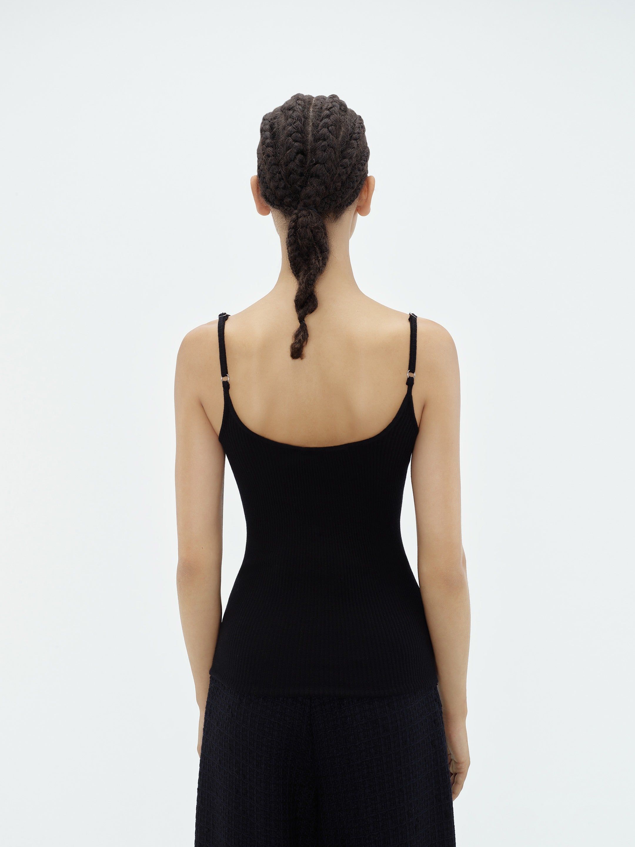 Prendas De Punto Amiri Vertical Tank Top Mujer Negros | AULBPV-329
