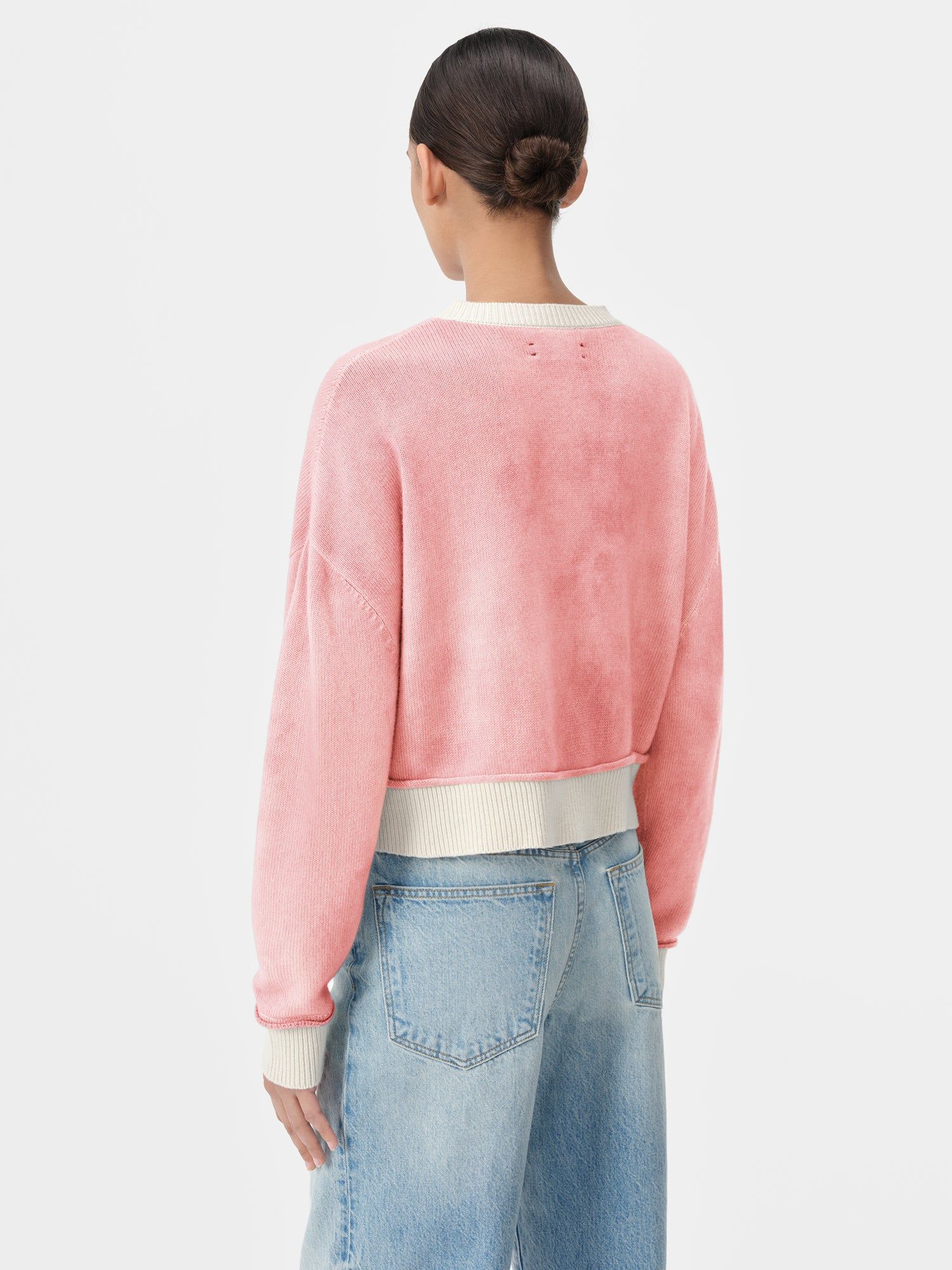 Prendas De Punto Amiri Vintage Cashmere Crew Mujer Rosas | ESWIRP-427