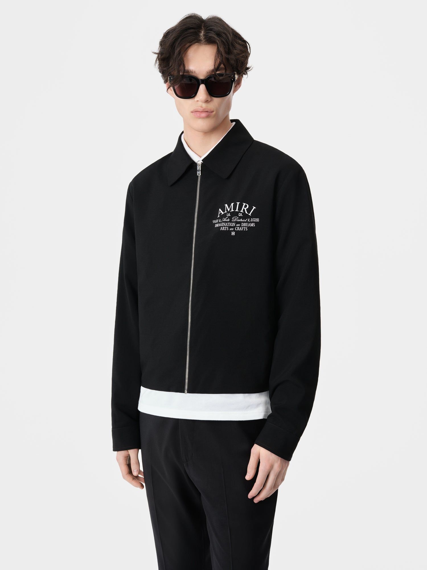 Ropa De Abrigo Amiri Arts District Blouson Hombre Negros | QNUPBJ-937