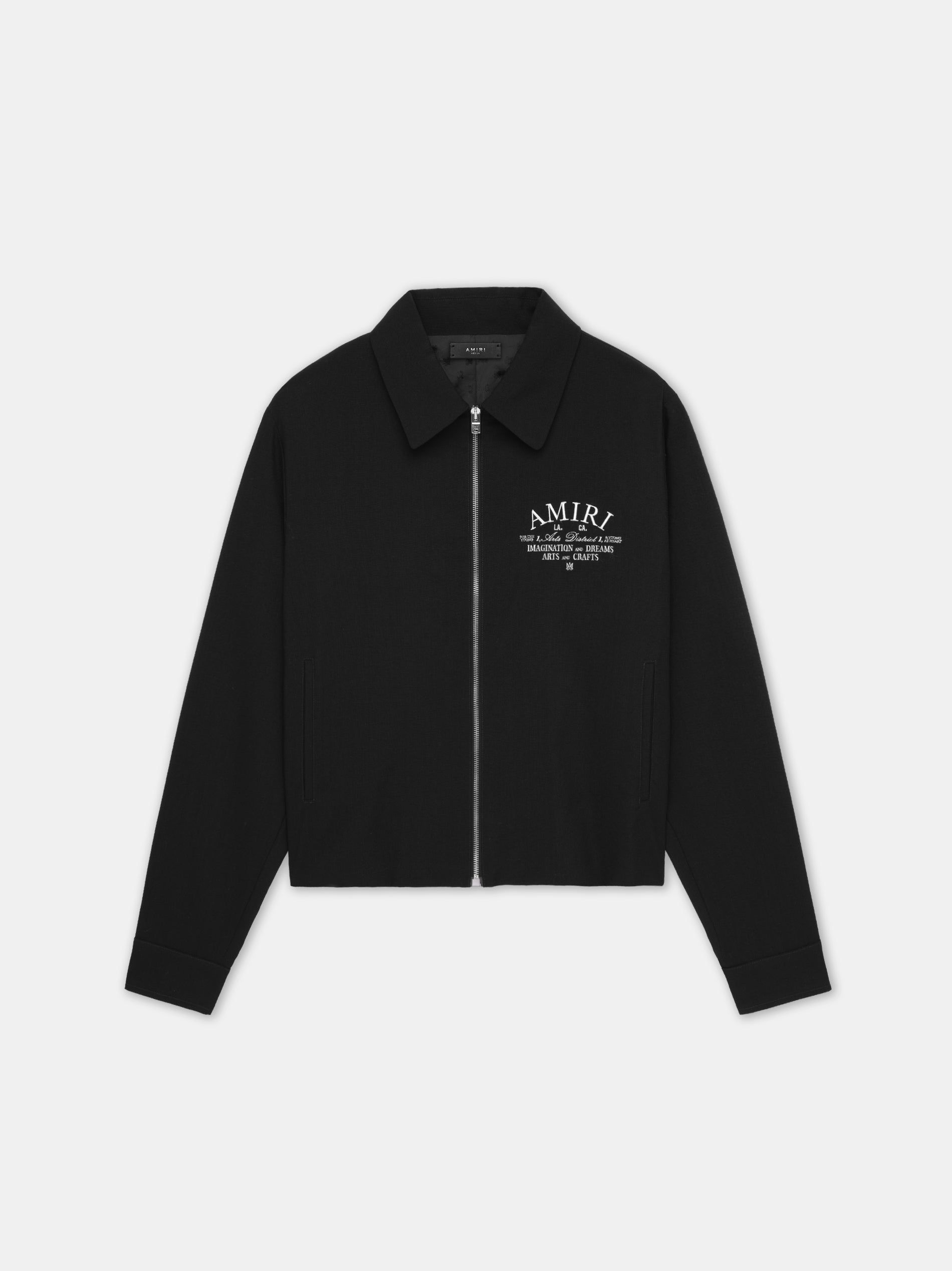 Ropa De Abrigo Amiri Arts District Blouson Hombre Negros | QNUPBJ-937