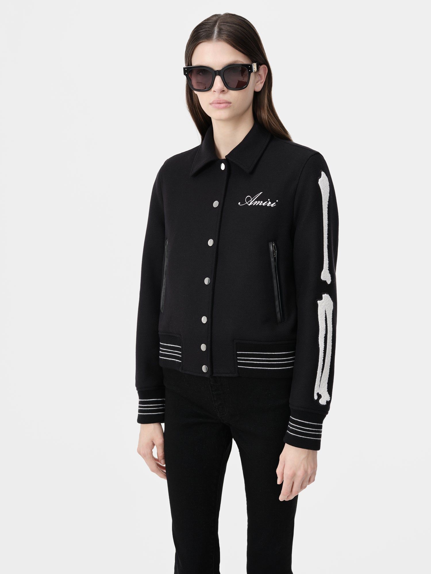 Ropa De Abrigo Amiri Bones Jacket Mujer Negros | YBSKVC-932