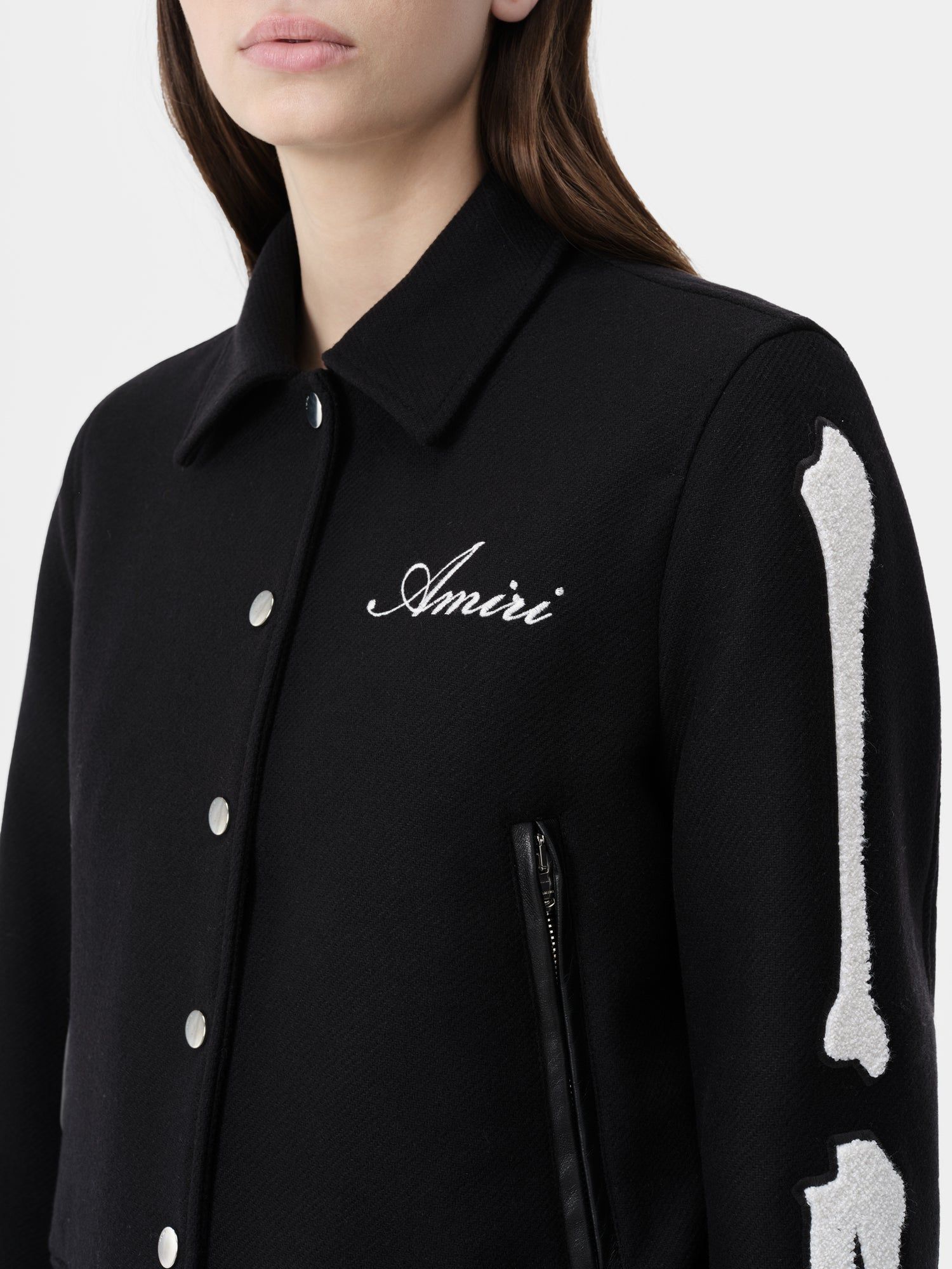 Ropa De Abrigo Amiri Bones Jacket Mujer Negros | YBSKVC-932
