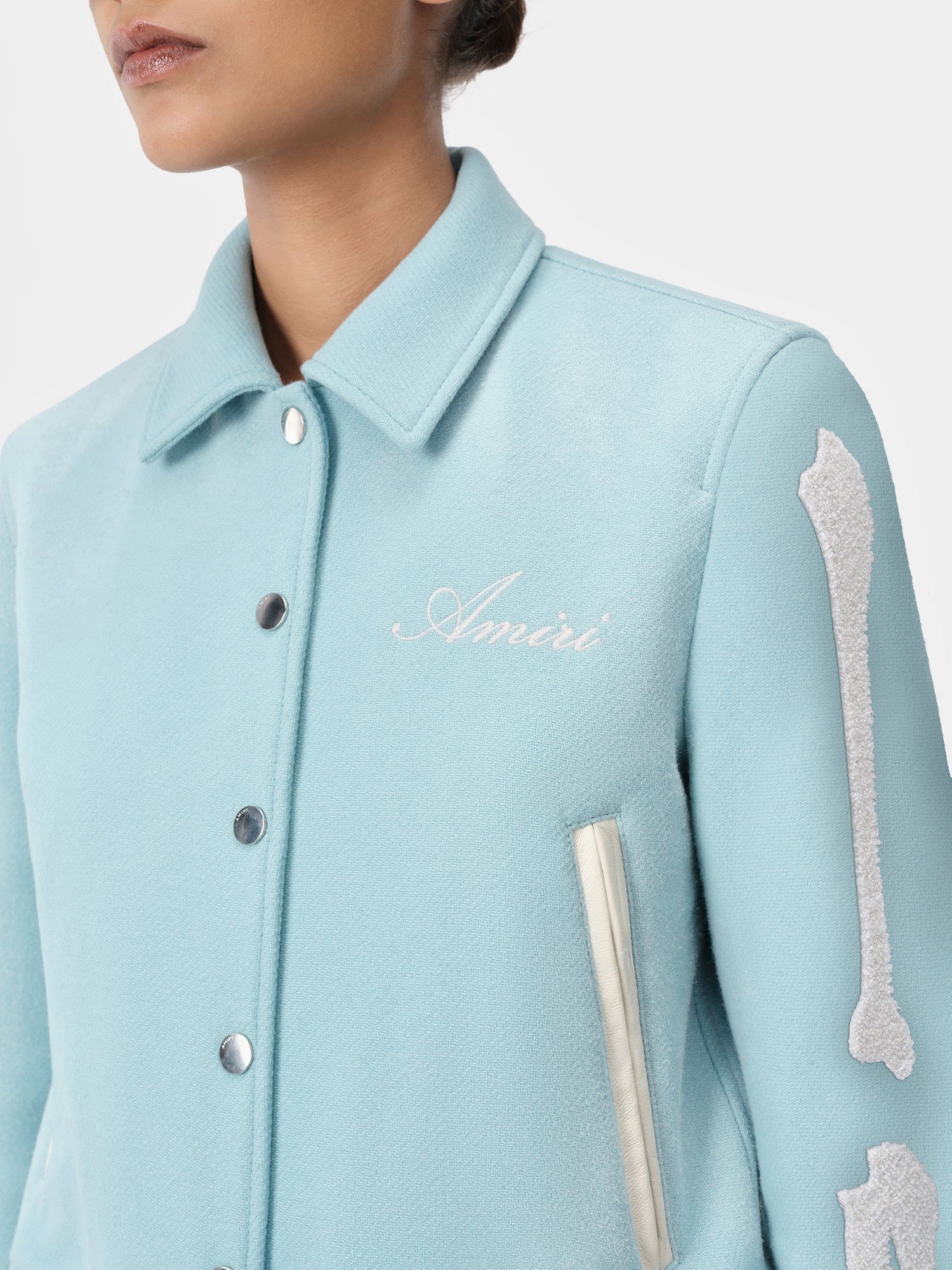 Ropa De Abrigo Amiri Bones Jacket Mujer Azules | SCHMYE-024