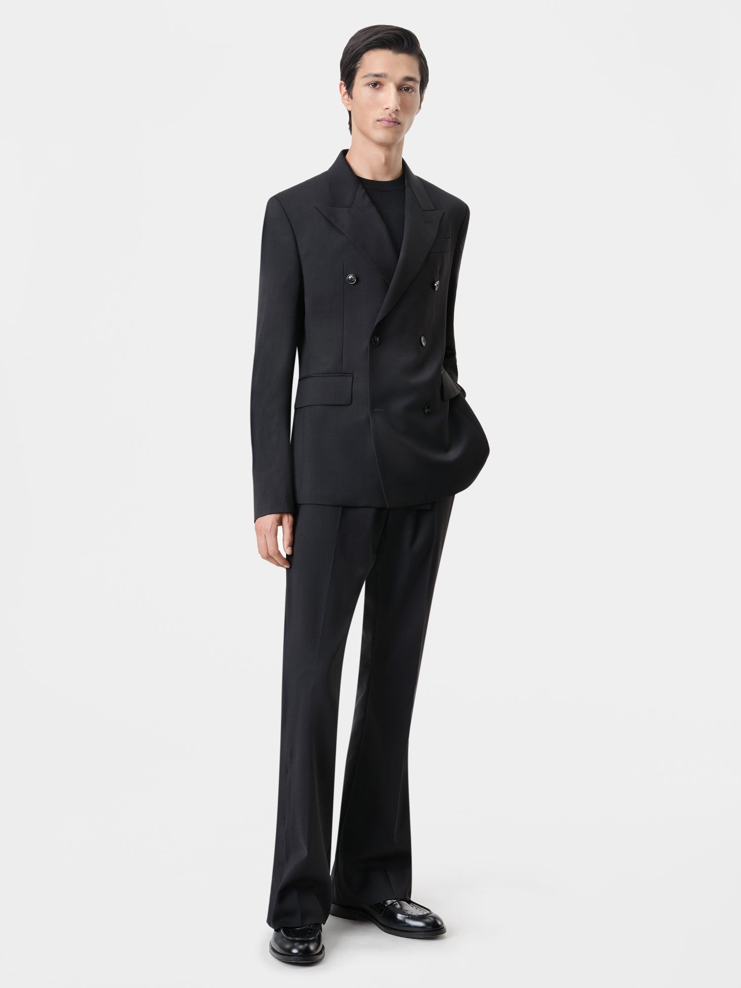 Ropa De Abrigo Amiri Double Breast Blazer-black Hombre Negros | CTYQGE-698