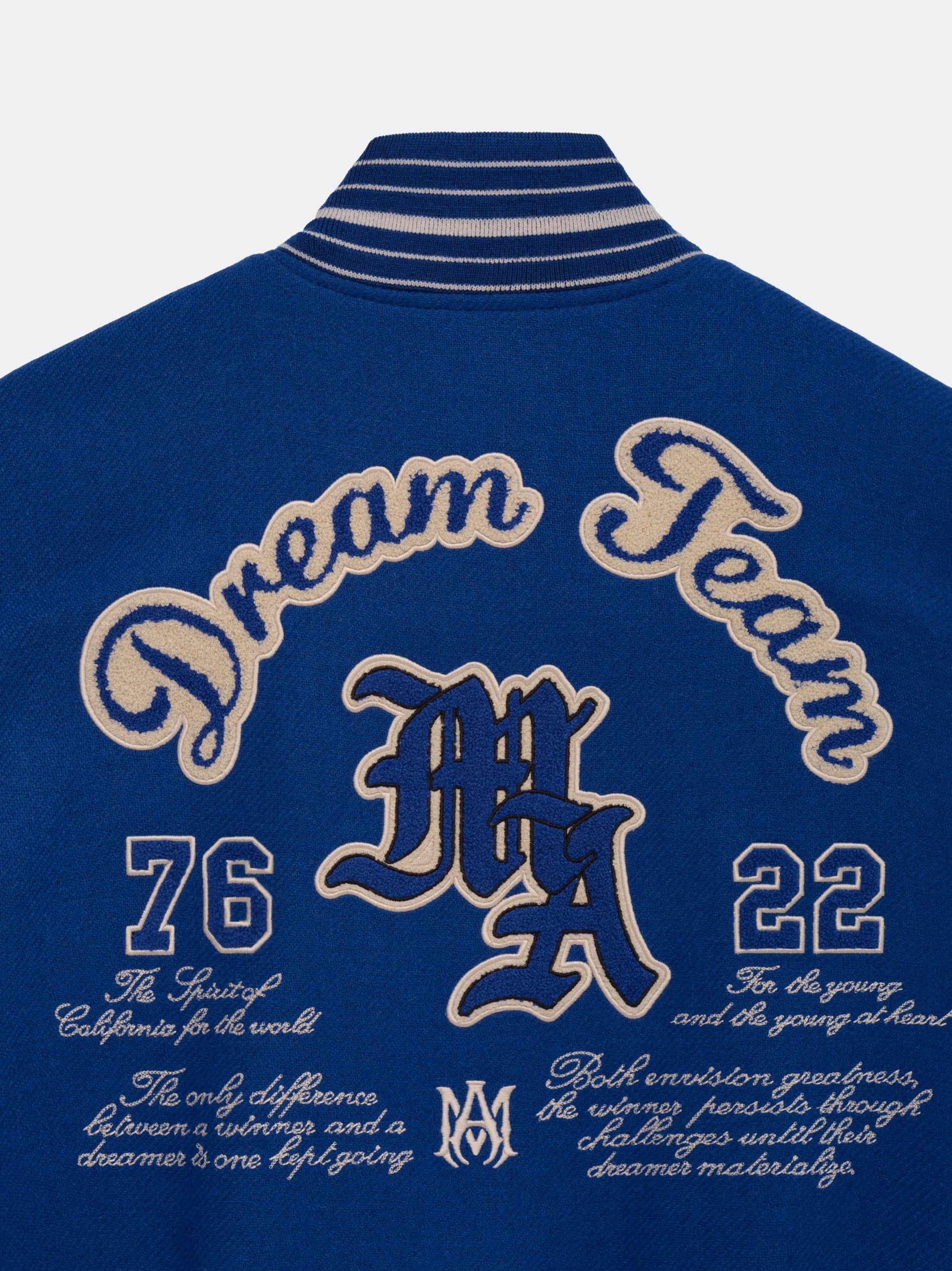 Ropa De Abrigo Amiri Dream Team Varsity Jacket Hombre Azules | WPSCGR-410