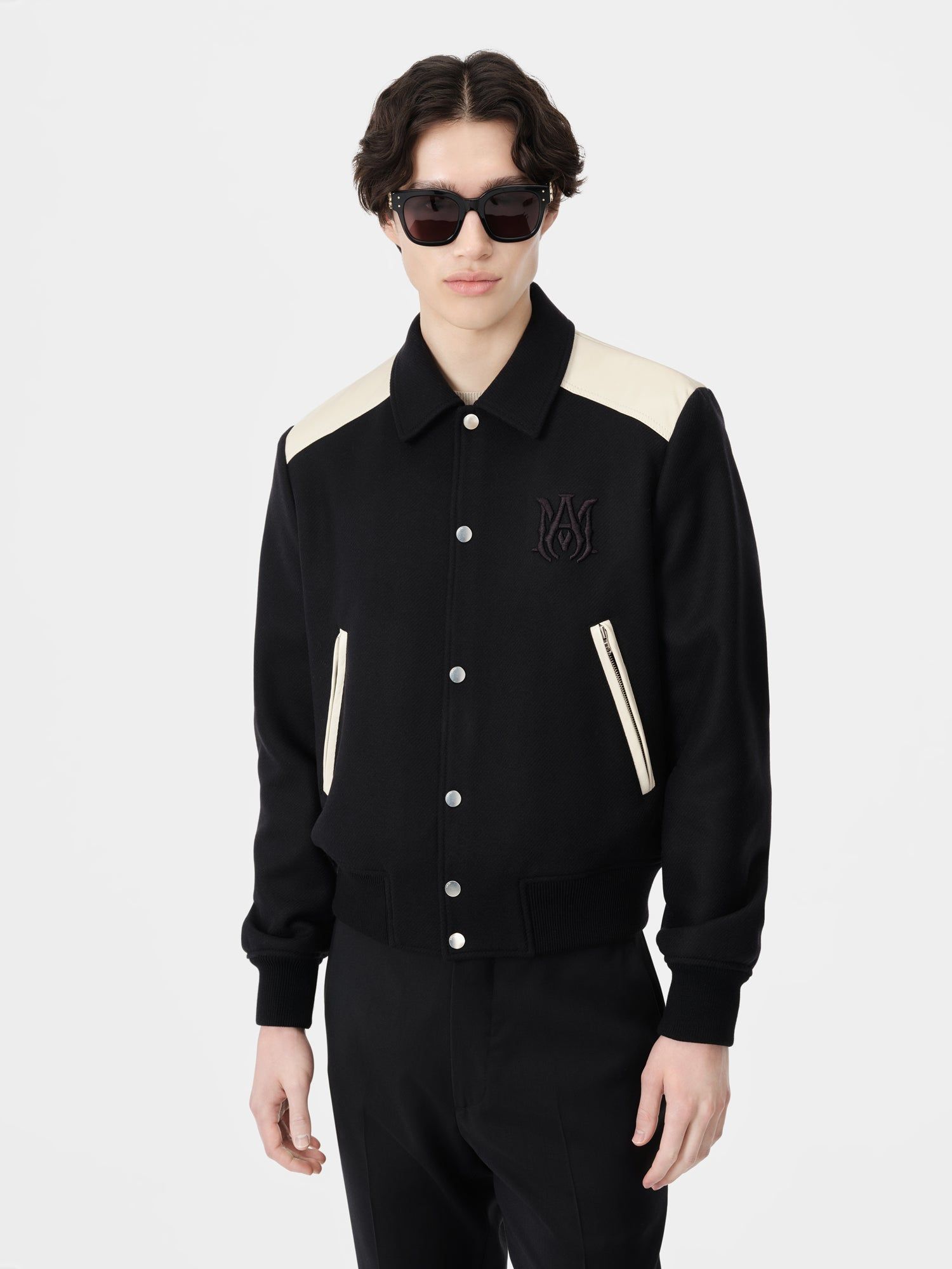Ropa De Abrigo Amiri Ma Band Jacket Hombre Negros | GDCHKB-182