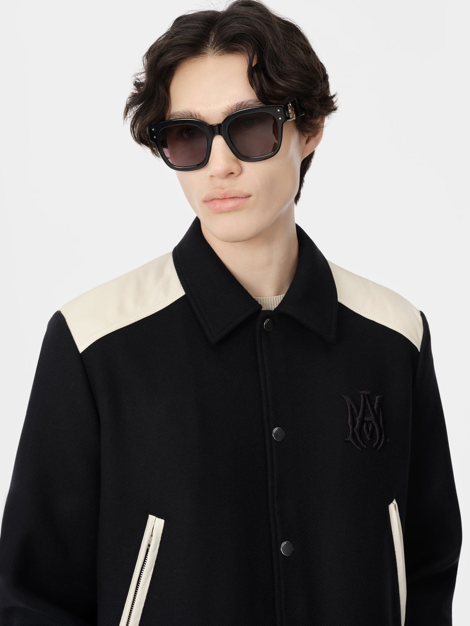 Ropa De Abrigo Amiri Ma Band Jacket Hombre Negros | GDCHKB-182