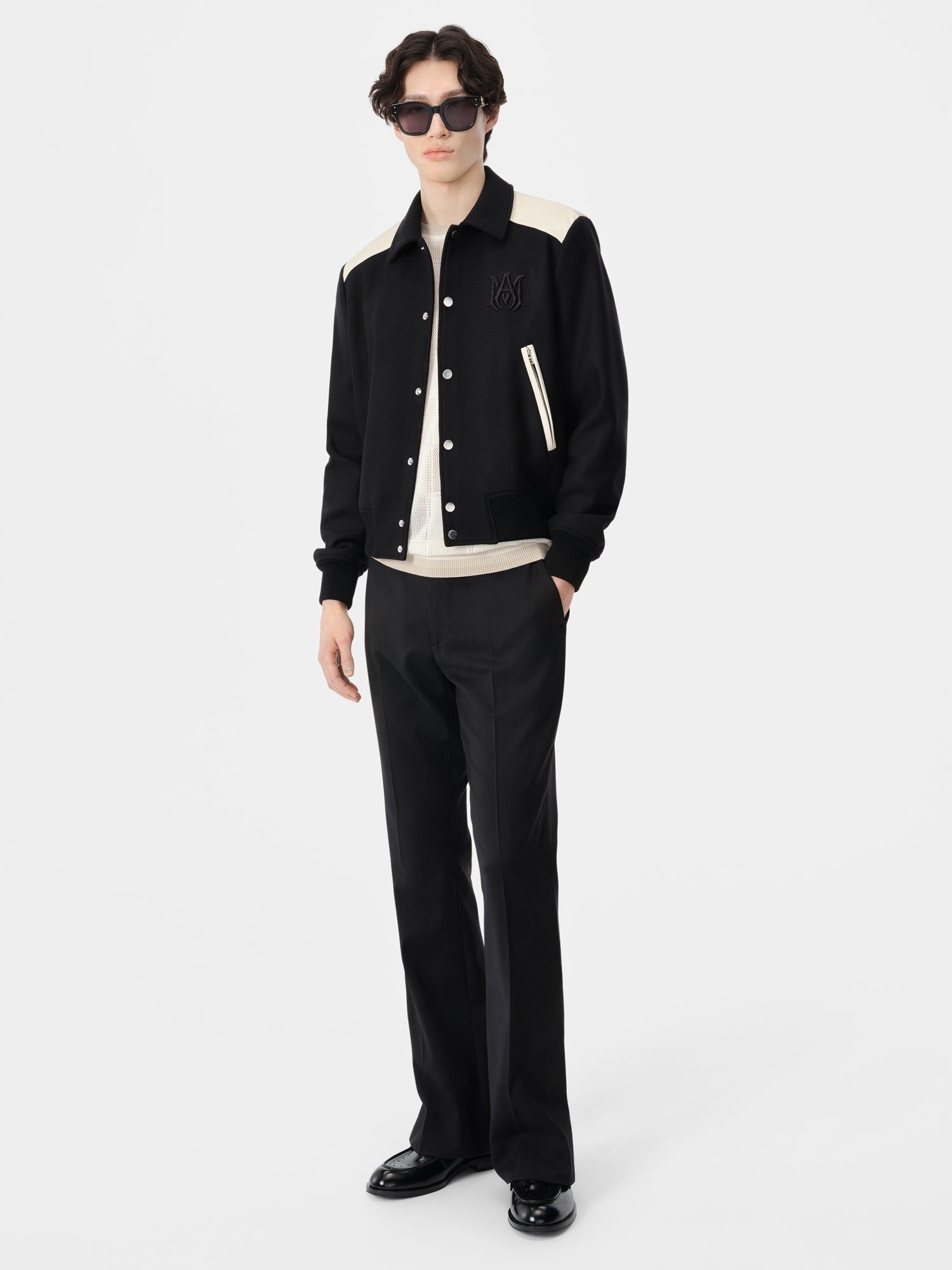 Ropa De Abrigo Amiri Ma Band Jacket Hombre Negros | GDCHKB-182