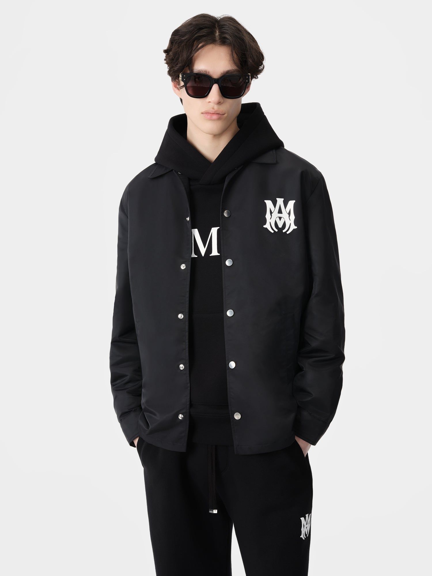 Ropa De Abrigo Amiri Ma Coach Jacket Hombre Negros | YDAWMK-214