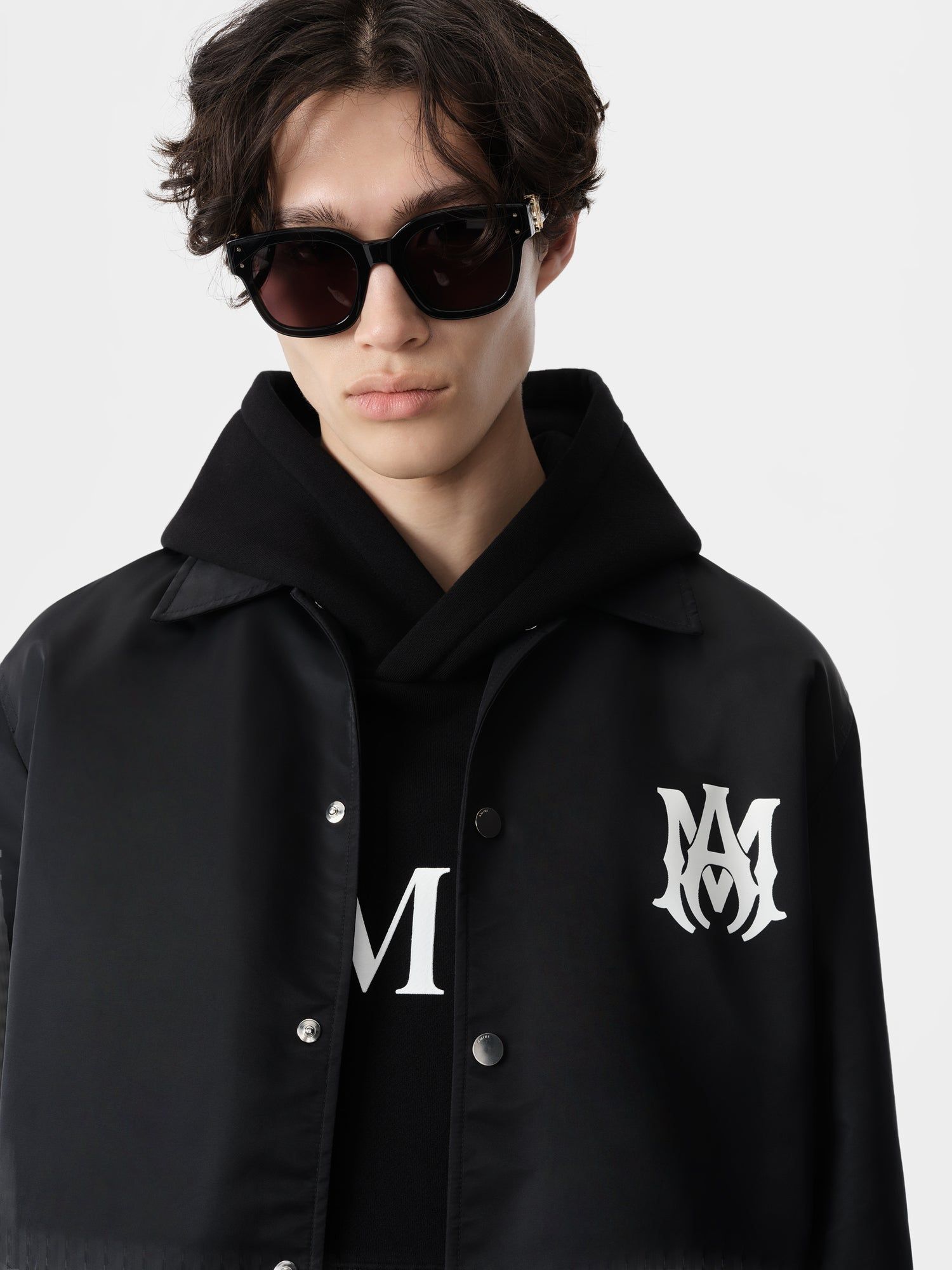 Ropa De Abrigo Amiri Ma Coach Jacket Hombre Negros | YDAWMK-214