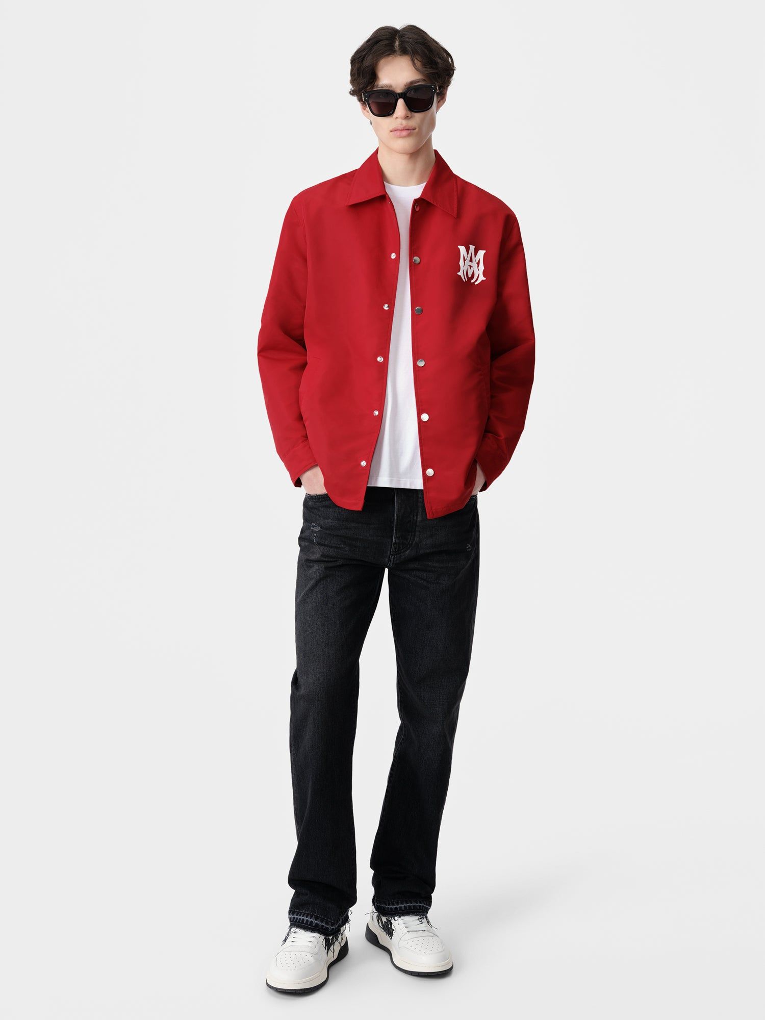 Ropa De Abrigo Amiri Ma Coach Jacket Hombre Rojos | FGWZUV-850
