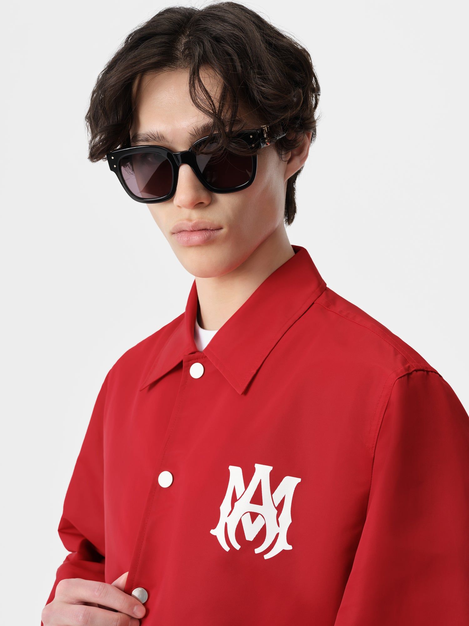 Ropa De Abrigo Amiri Ma Coach Jacket Hombre Rojos | FGWZUV-850