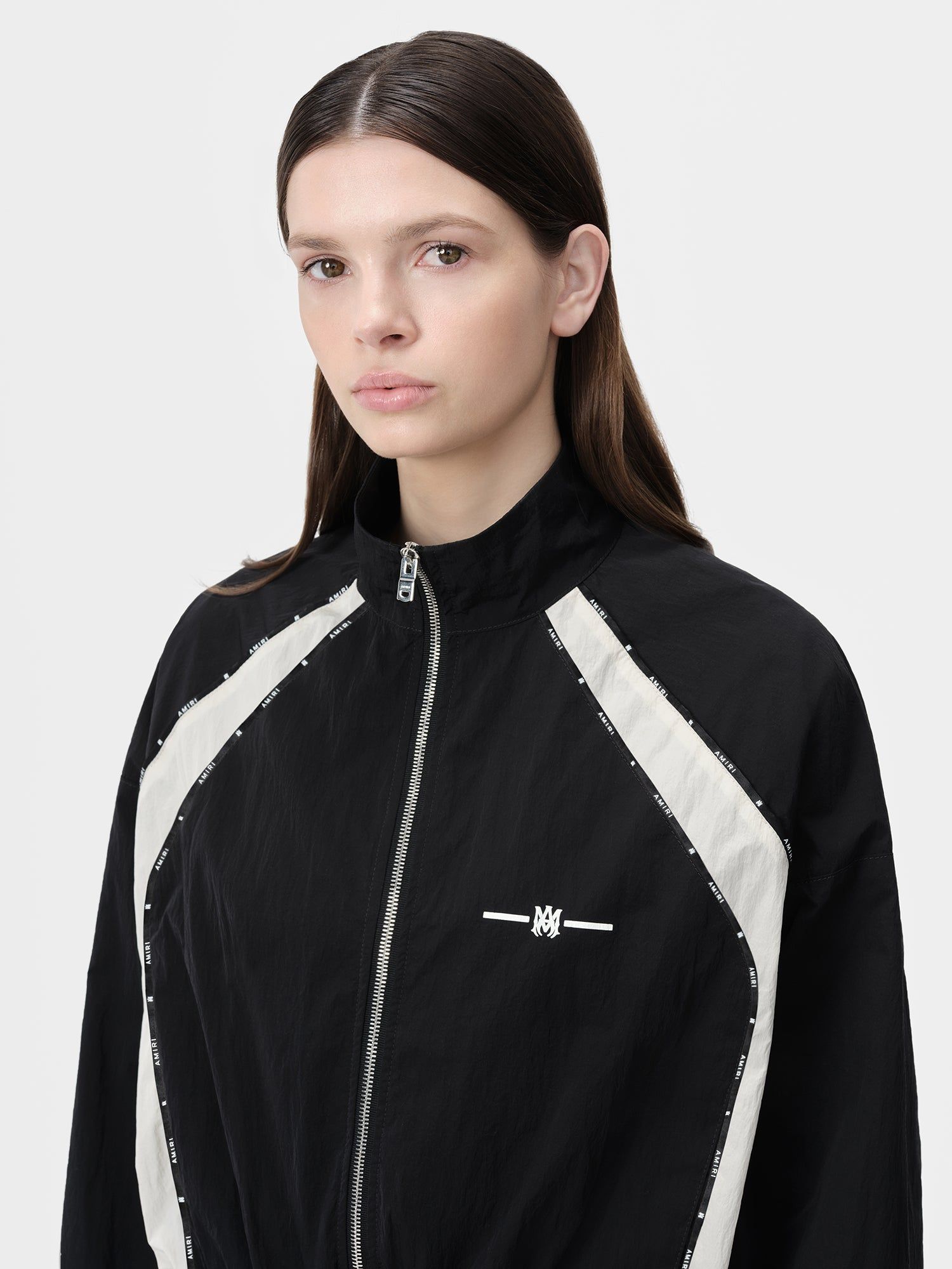 Ropa De Abrigo Amiri Raglan Ma Track Jacket Mujer Negros | XABTNI-381