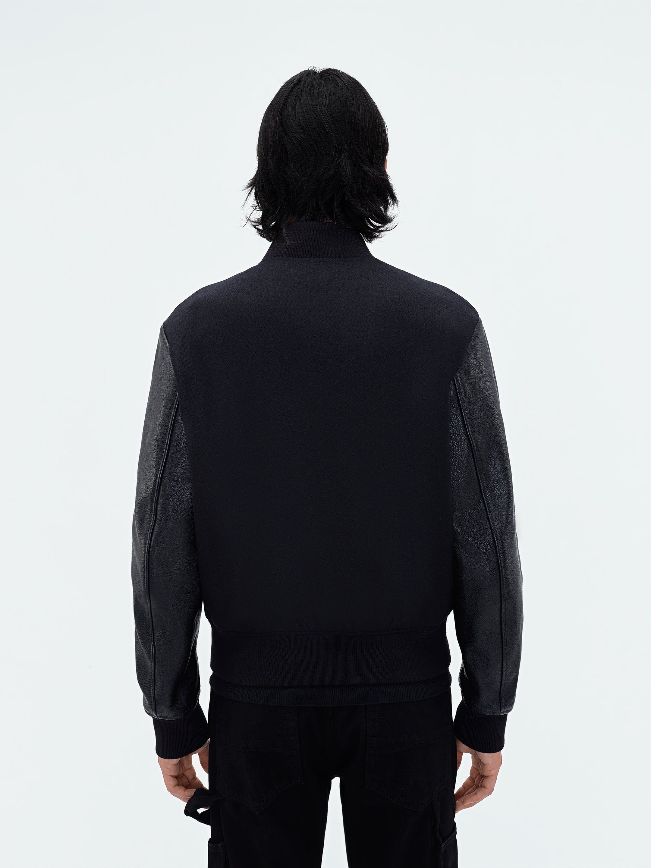 Ropa De Abrigo Amiri Staggered Varsity Jacket Hombre Negros | KYBNIJ-249
