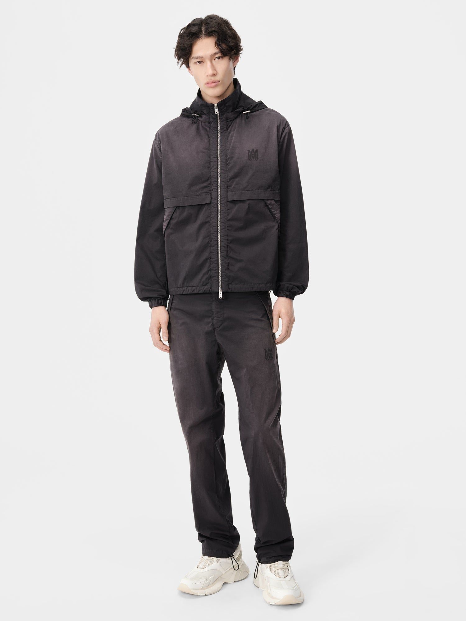 Ropa De Abrigo Amiri Sunfaded Ma Windbreaker Hombre Negros | NLJAXK-410
