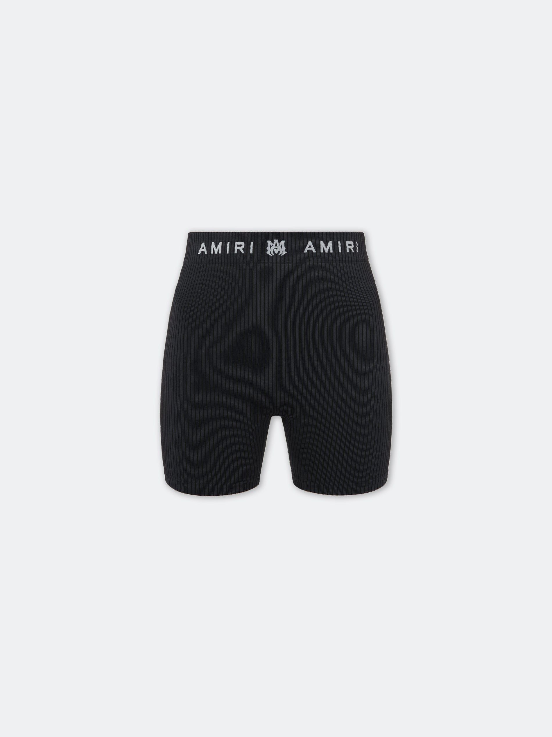 Ropa Deportiva Amiri Ma Ribbed Seamless Short Mujer Negros | PTYAHN-697