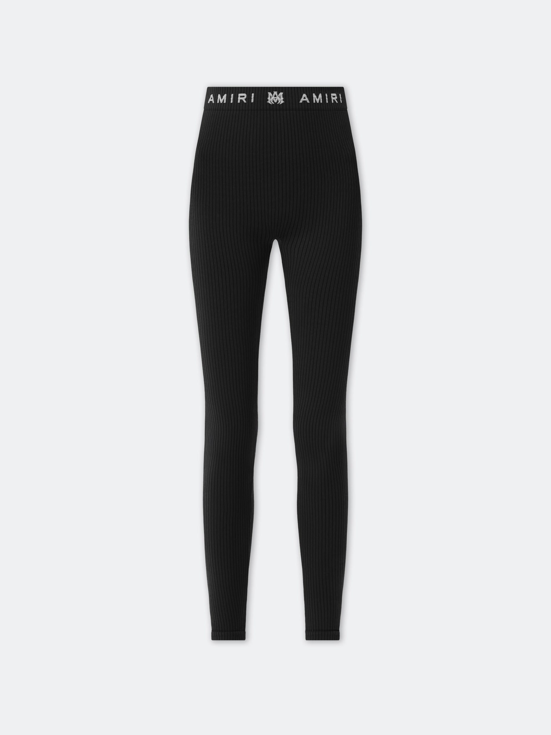 Ropa Deportiva Amiri Ma Ribbed Seamless Legging Mujer Negros | MYLZAP-286