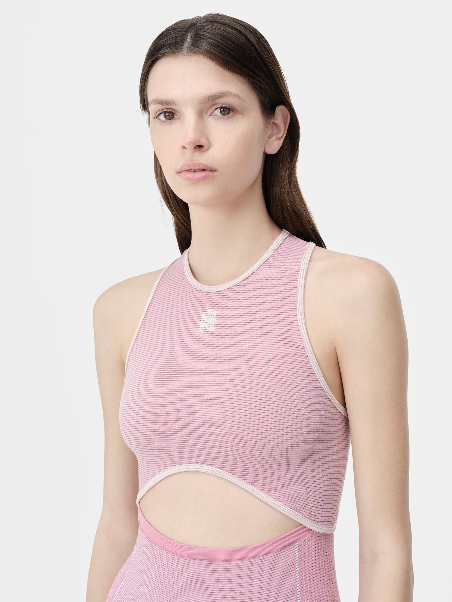 Ropa Deportiva Amiri Ma Seamless Cut-out Mini Dress Mujer Rosas | VANTJQ-924